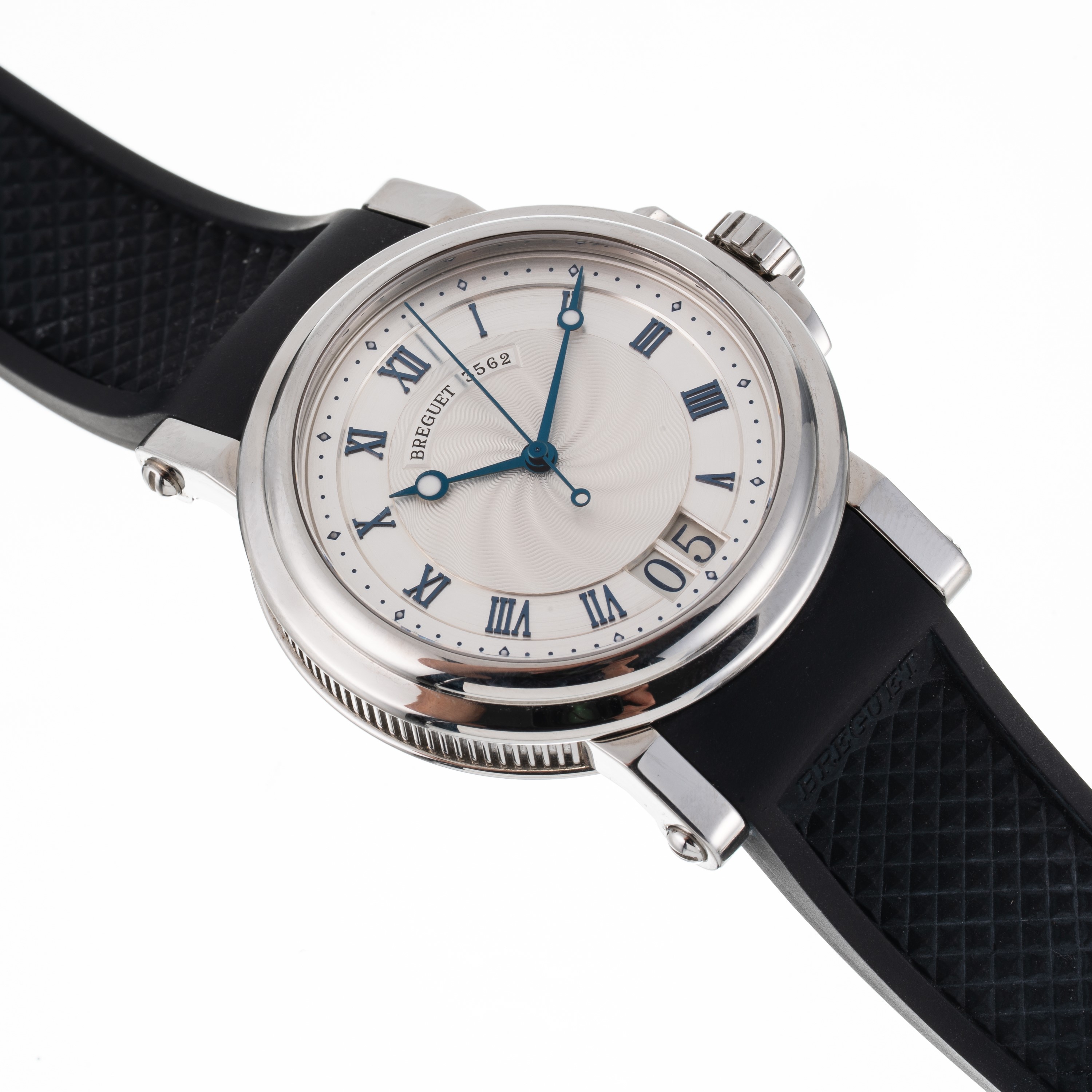 Breguet - Horloger de la Marine 5817 — orologio a carica automatica in acciaio con quadrante bito...