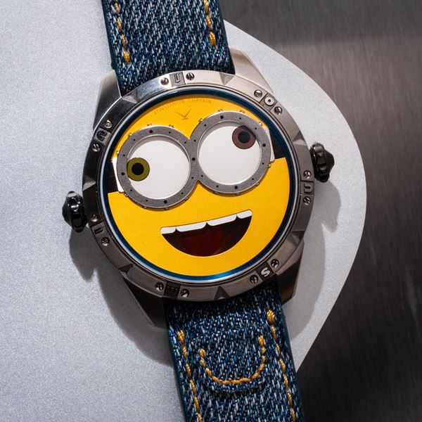 KONSTANTIN CHAYKIN - KONSTANTIN CHAYKIN - MINIONS  OROLOGIO SOLO TEMPO IN ACCIAIO A CARICA AUTOMATICA CON QUADRANTE 'MINIONS'