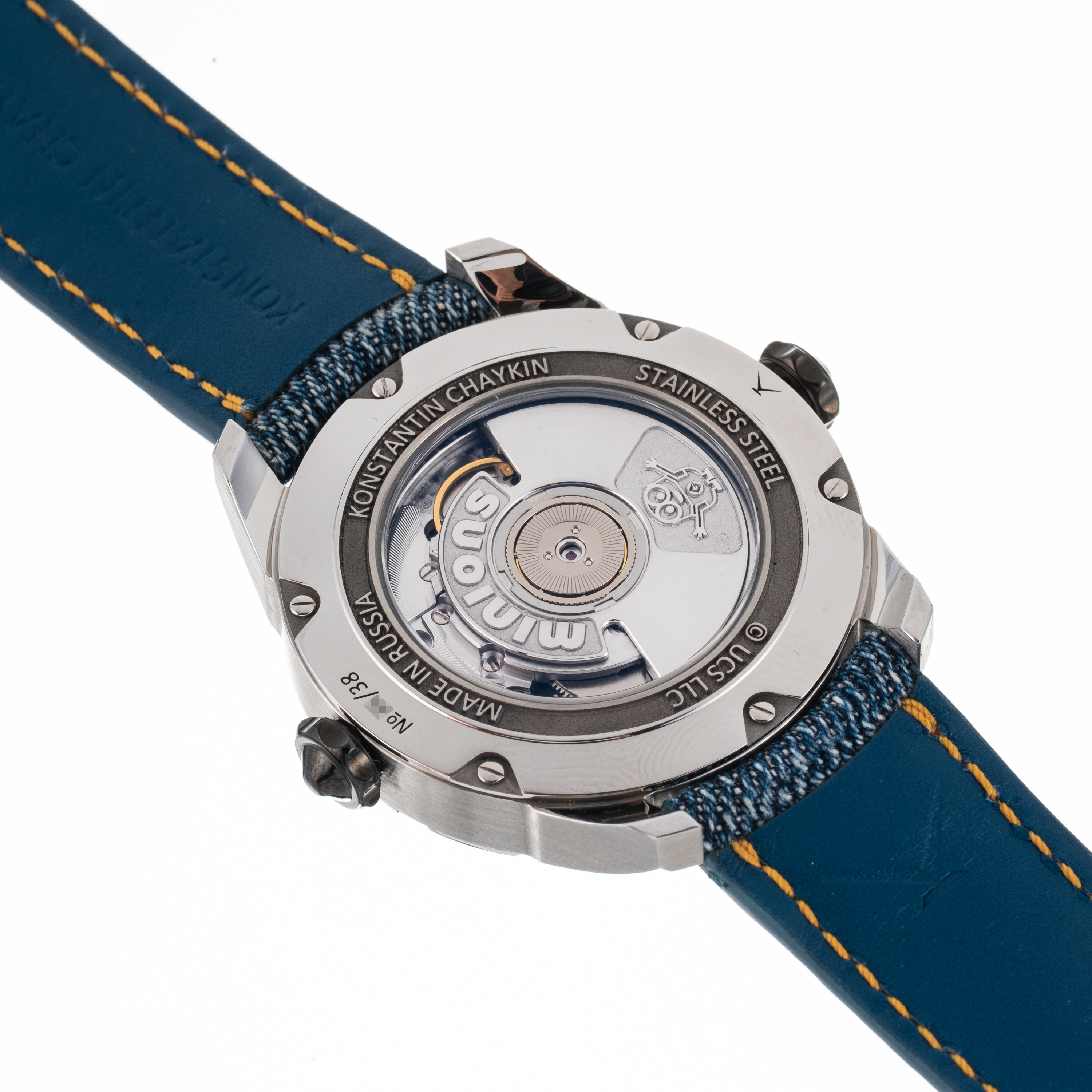 Konstantin Chaykin - Minions, orologio solo tempo automatico in acciaio con quadrante “Minions”
