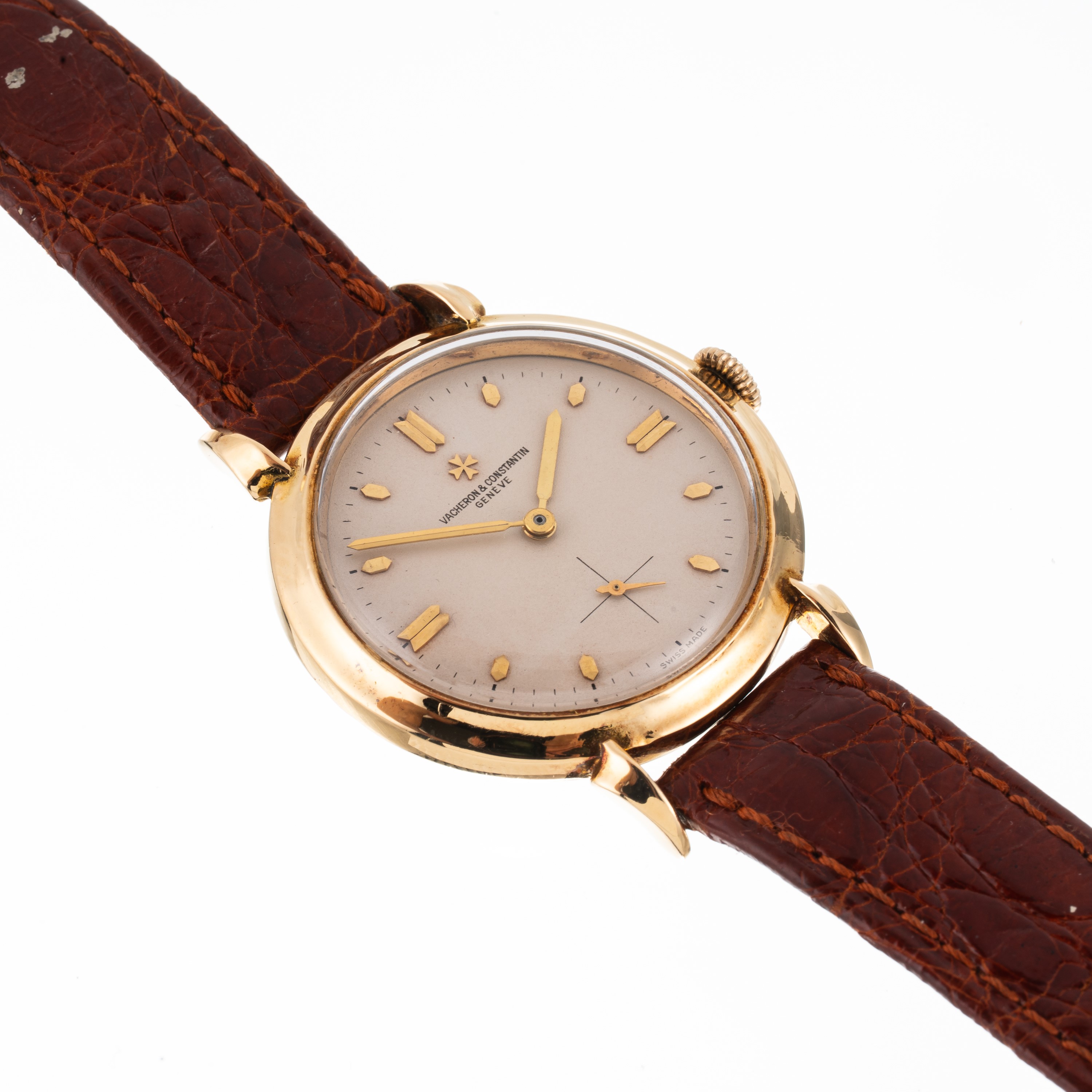 Vacheron Constantin - Orologio da polso solo tempo in oro giallo 18 kt a carica manuale con quadr...