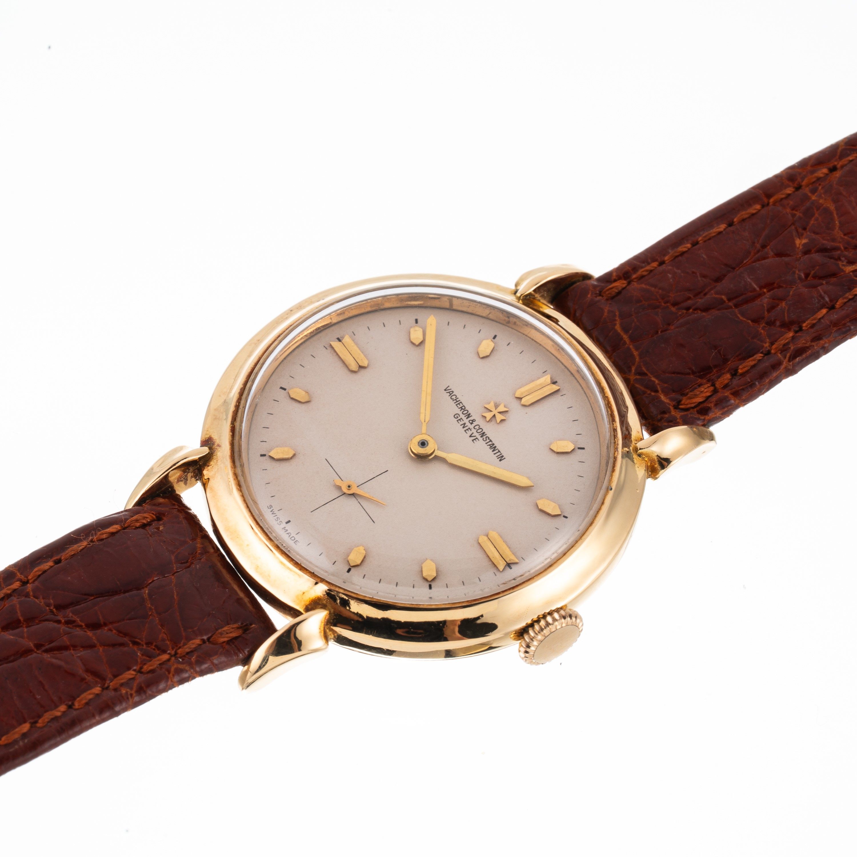 Vacheron Constantin - Orologio da polso solo tempo in oro giallo 18 kt a carica manuale con quadr...