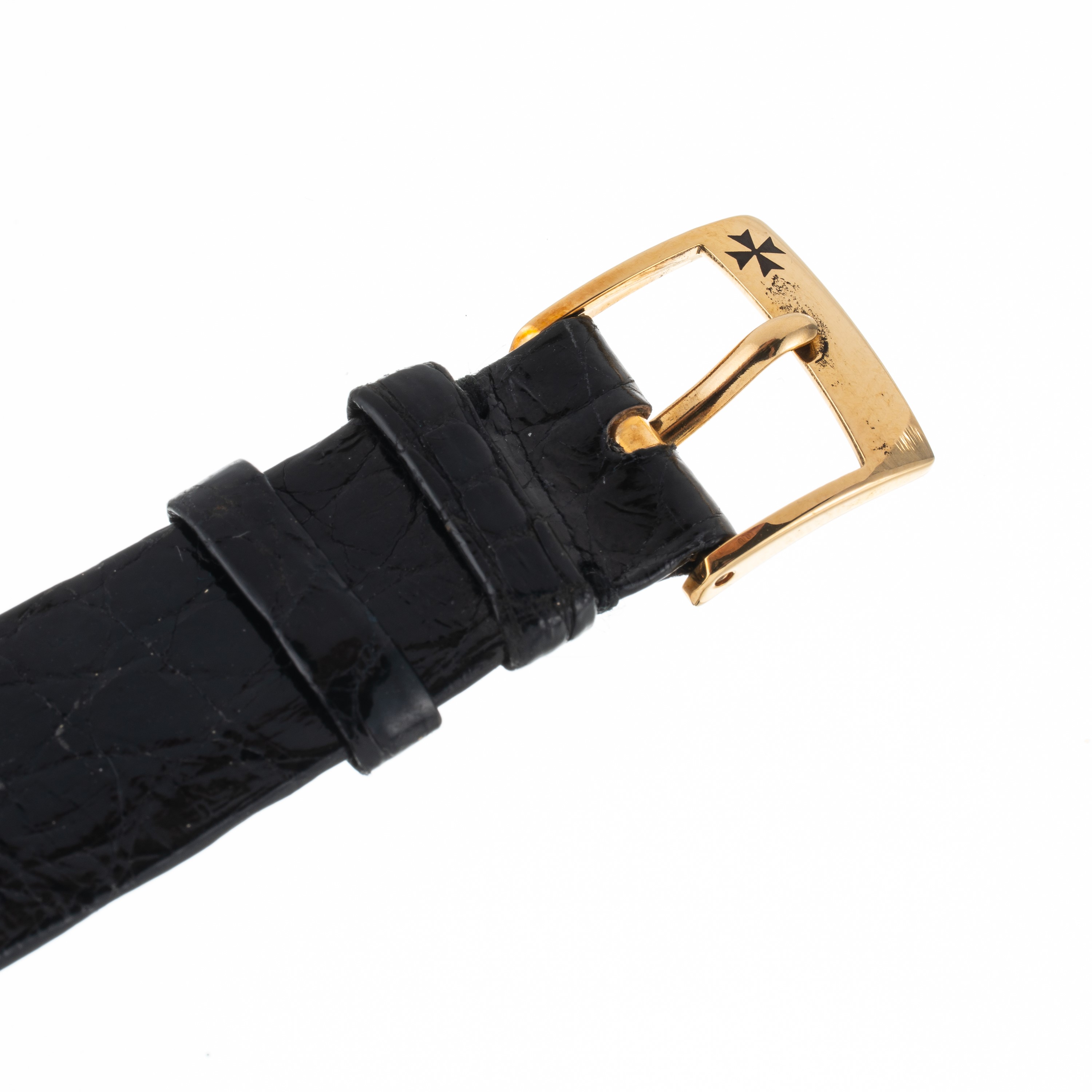 Vacheron Constantin - Orologio solo tempo a carica manuale in oro giallo 18 kt con quadrante bian...