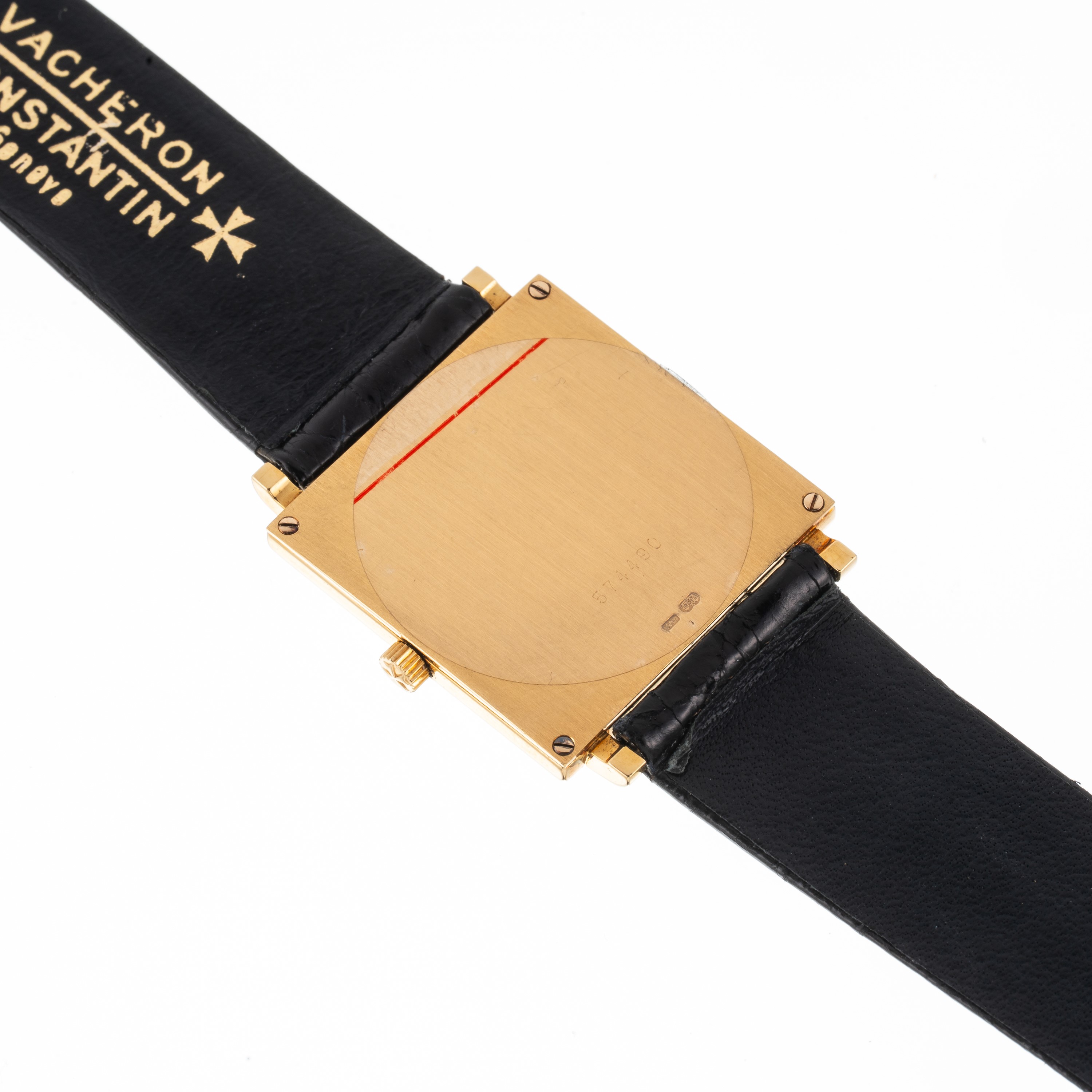 Vacheron Constantin - Orologio solo tempo a carica manuale in oro giallo 18 kt con quadrante bian...