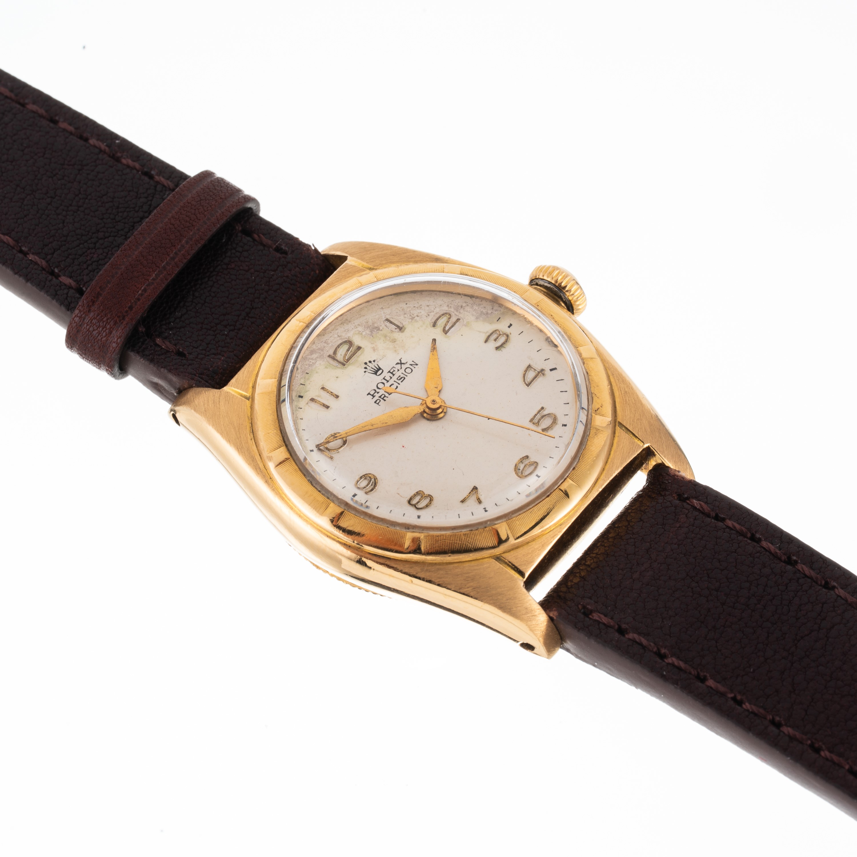 Rolex - Bubble Back 5011, orologio solo tempo automatico in oro giallo 18 kt