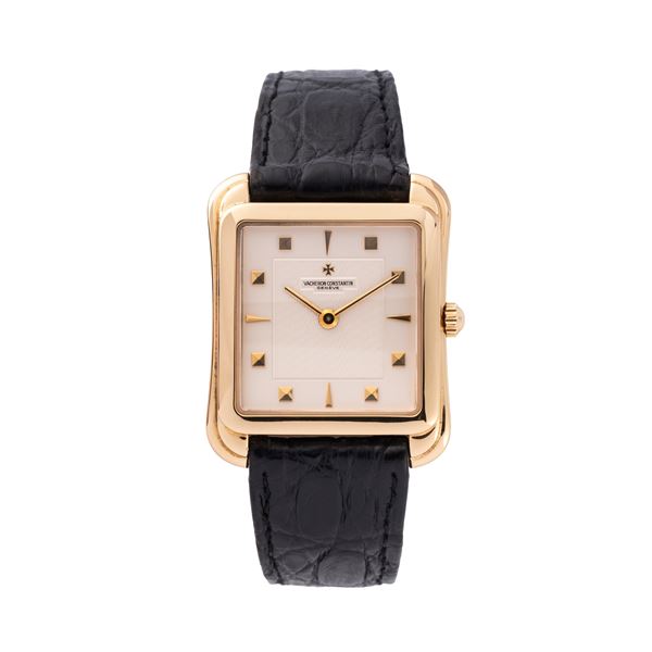 VACHERON CONSTANTIN - VACHERON  CONSTANTIN - LES HISTORIQUE TOLEDO OROLOGIO SOLO TEMPO A CARICA MANUALE IN ORO GIALLO 18KT CON QUADRANTE BIANCO GUILLOCHE'