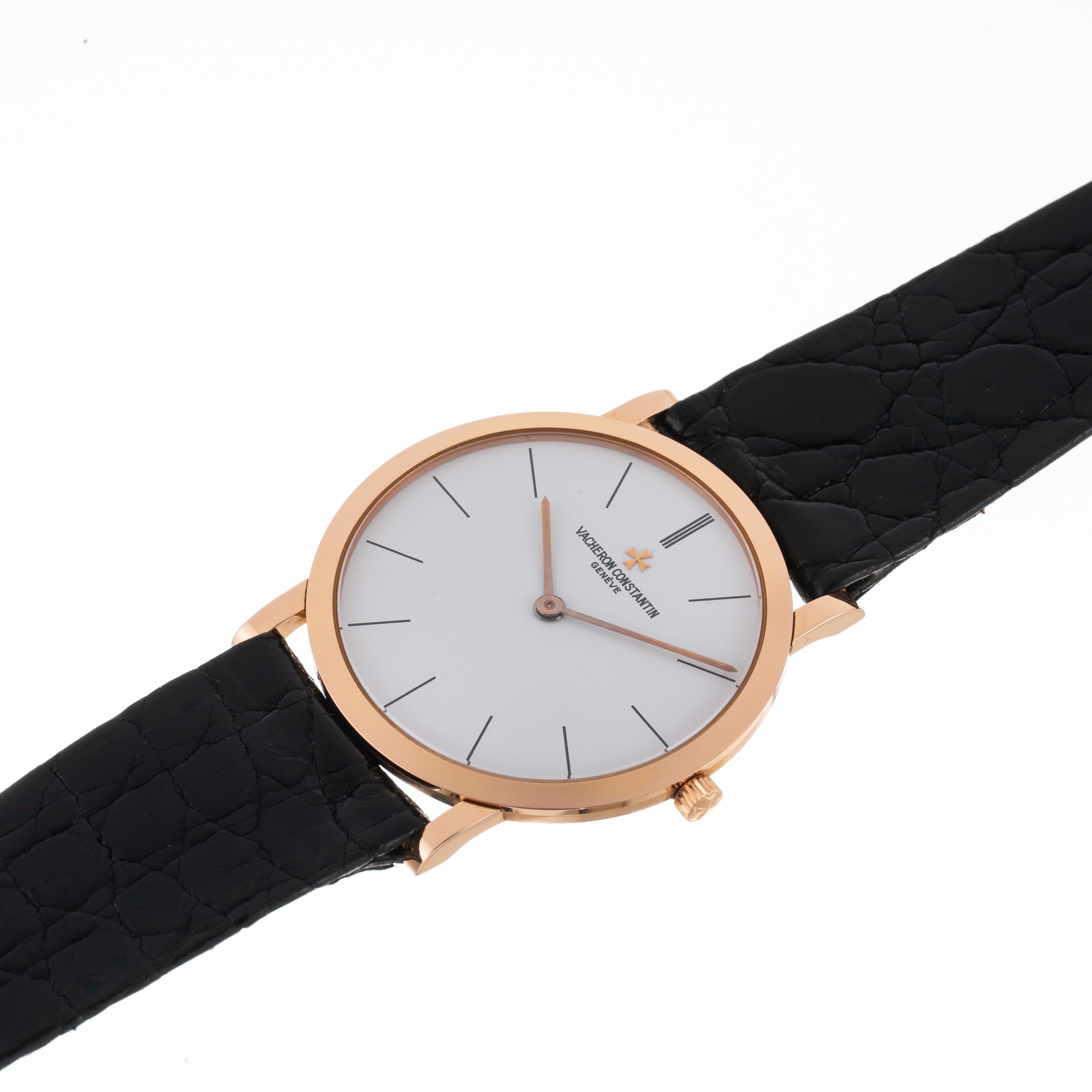 Vacheron Constantin - Patrimony, orologio solo tempo a carica manuale in oro rosa 18kt con quadra...