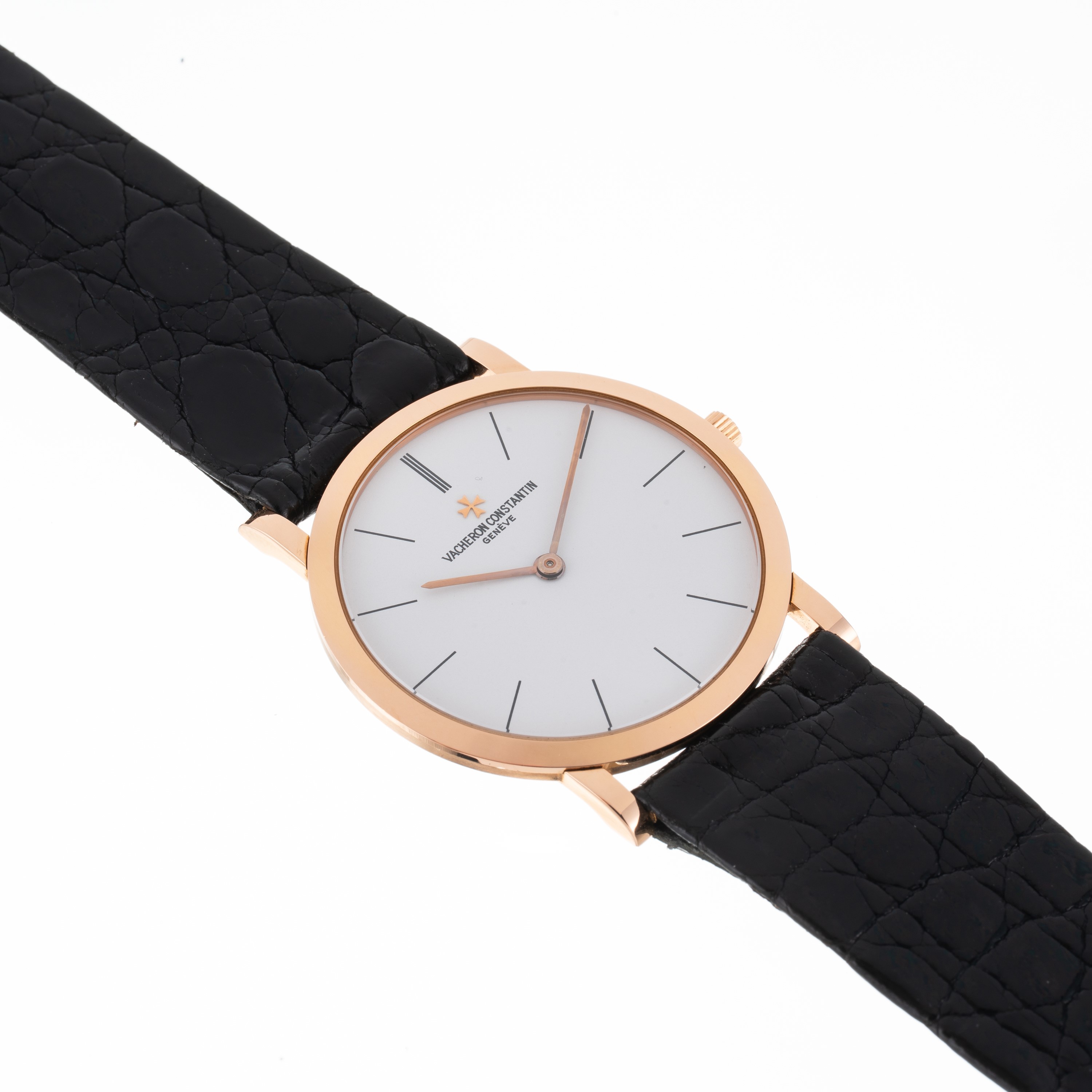 Vacheron Constantin - Patrimony, orologio solo tempo a carica manuale in oro rosa 18kt con quadra...