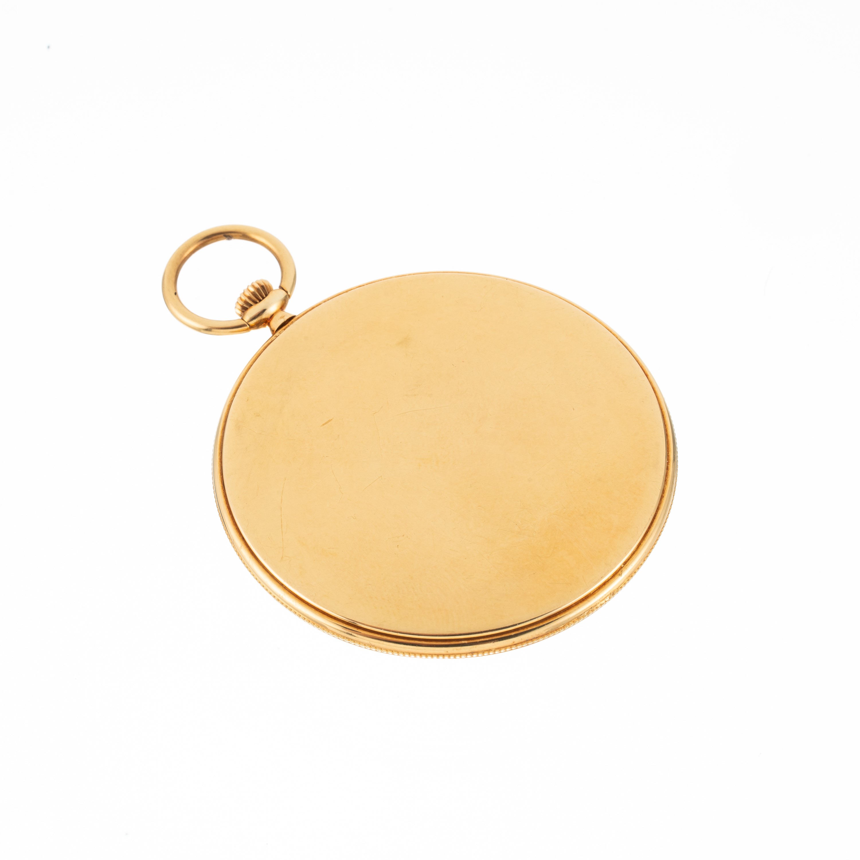 Vacheron Constantin - Orologio da tasca in oro giallo 18 kt a carica manuale con quadrante bianco...