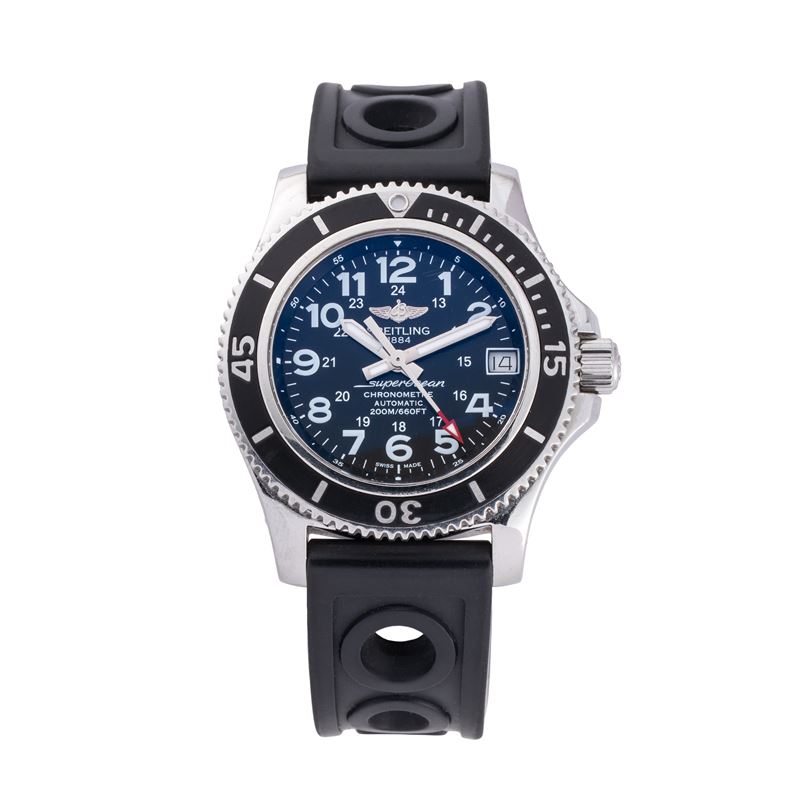 Breitling - Superocean II A17312 (2016), orologio automatico acciaio 36 mm con quadrante nero