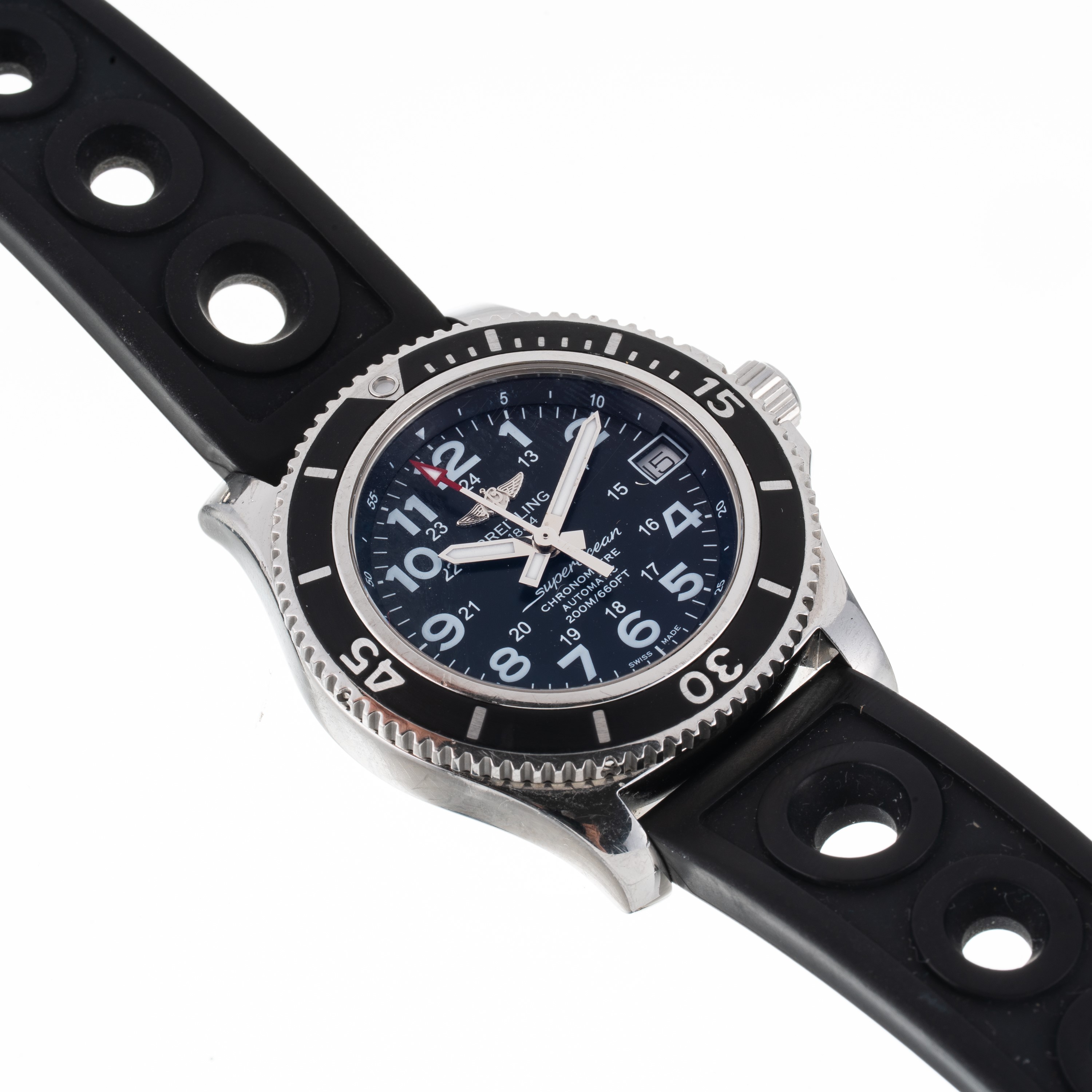 Breitling - Superocean II A17312 (2016), orologio automatico acciaio 36 mm con quadrante nero
