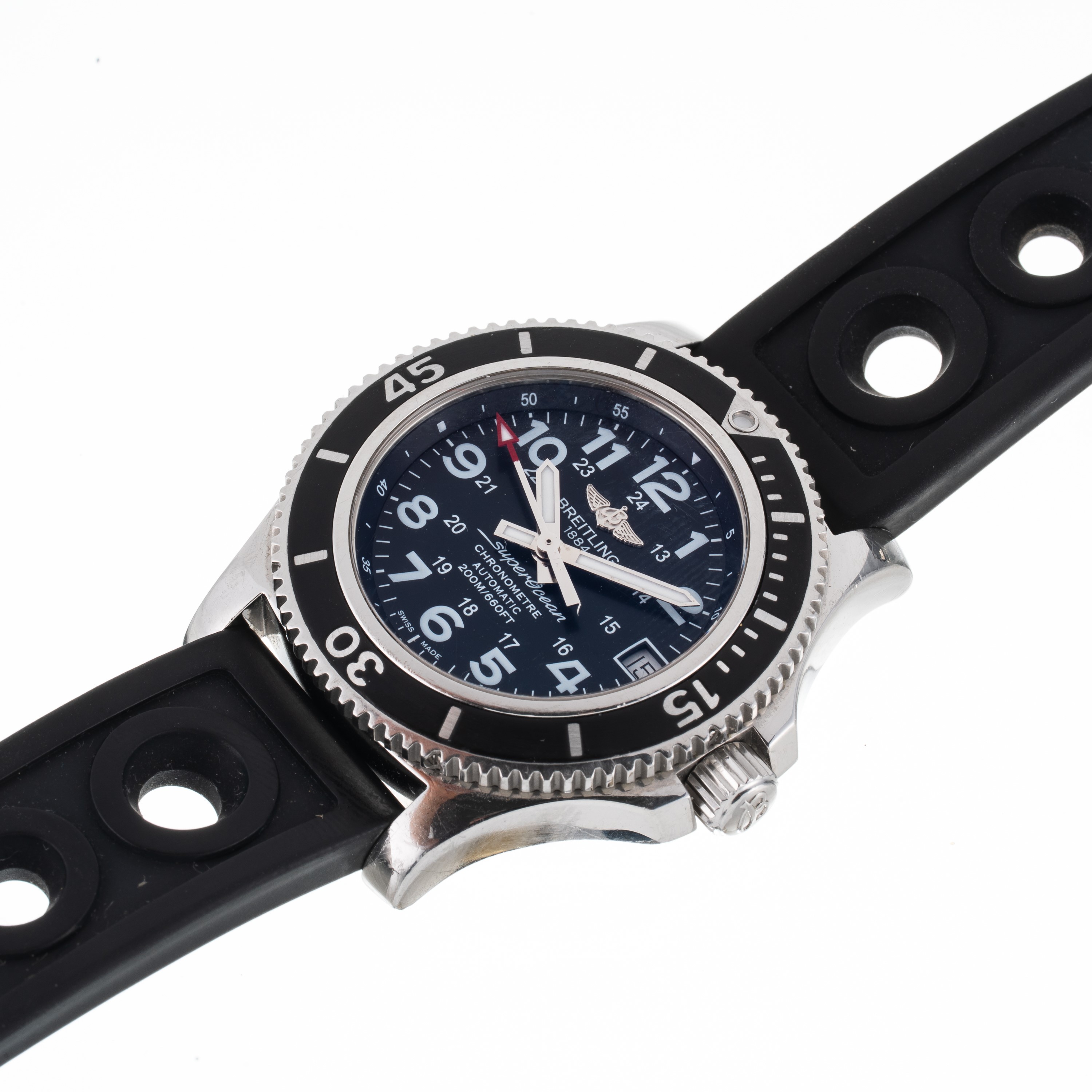 Breitling - Superocean II A17312 (2016), orologio automatico acciaio 36 mm con quadrante nero
