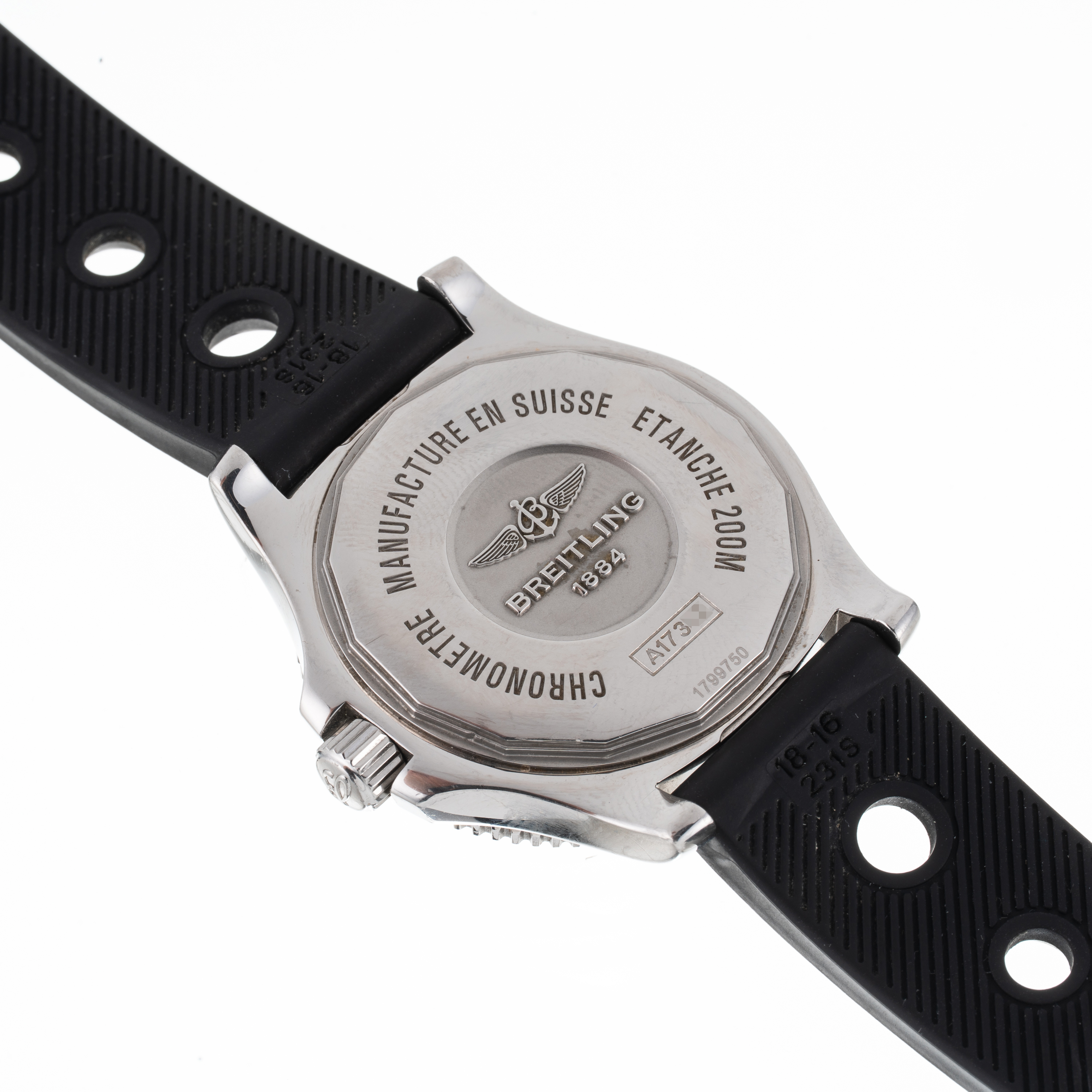 Breitling - Superocean II A17312 (2016), orologio automatico acciaio 36 mm con quadrante nero
