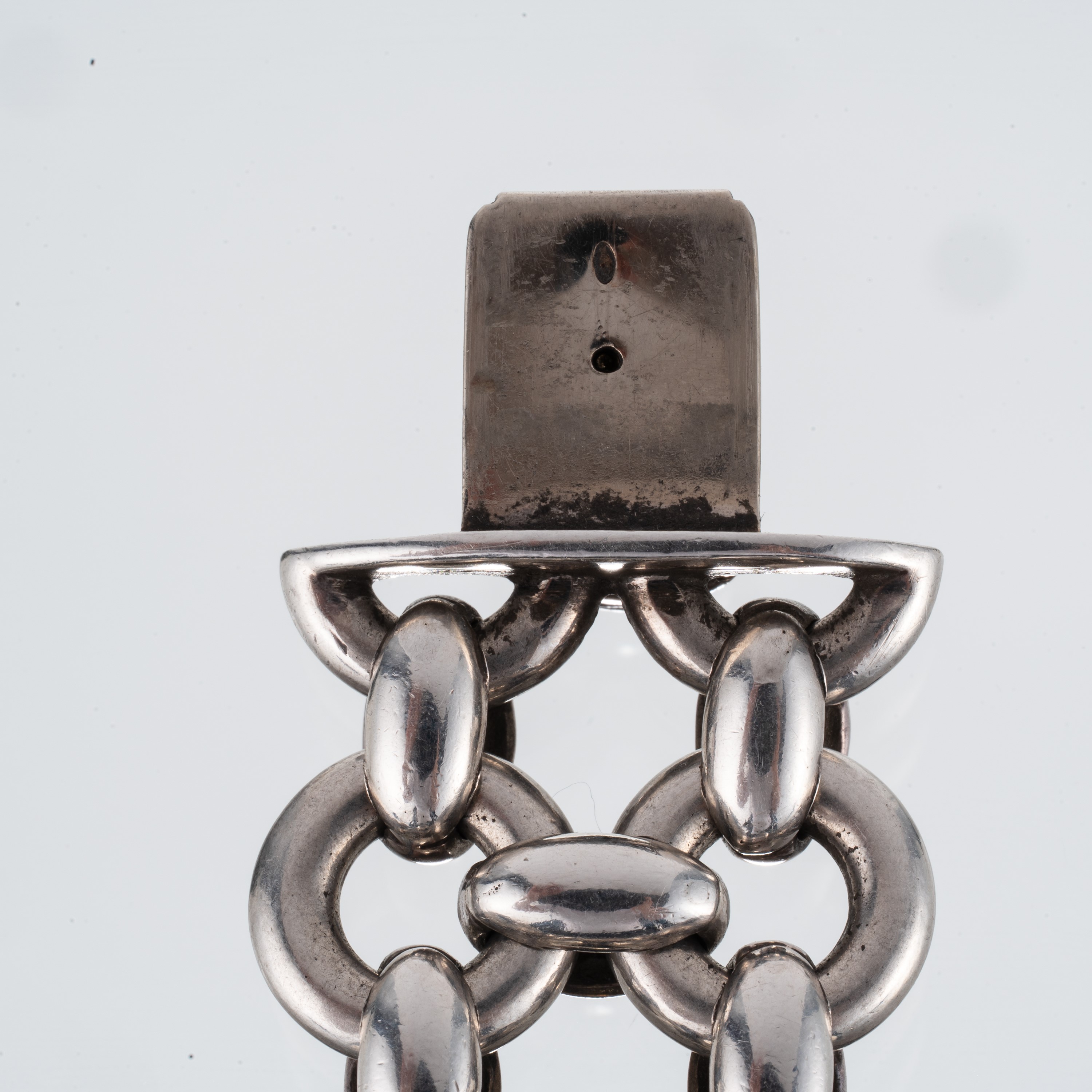 Hermès - Bracciale in argento con chiusura in oro bianco 18 kt