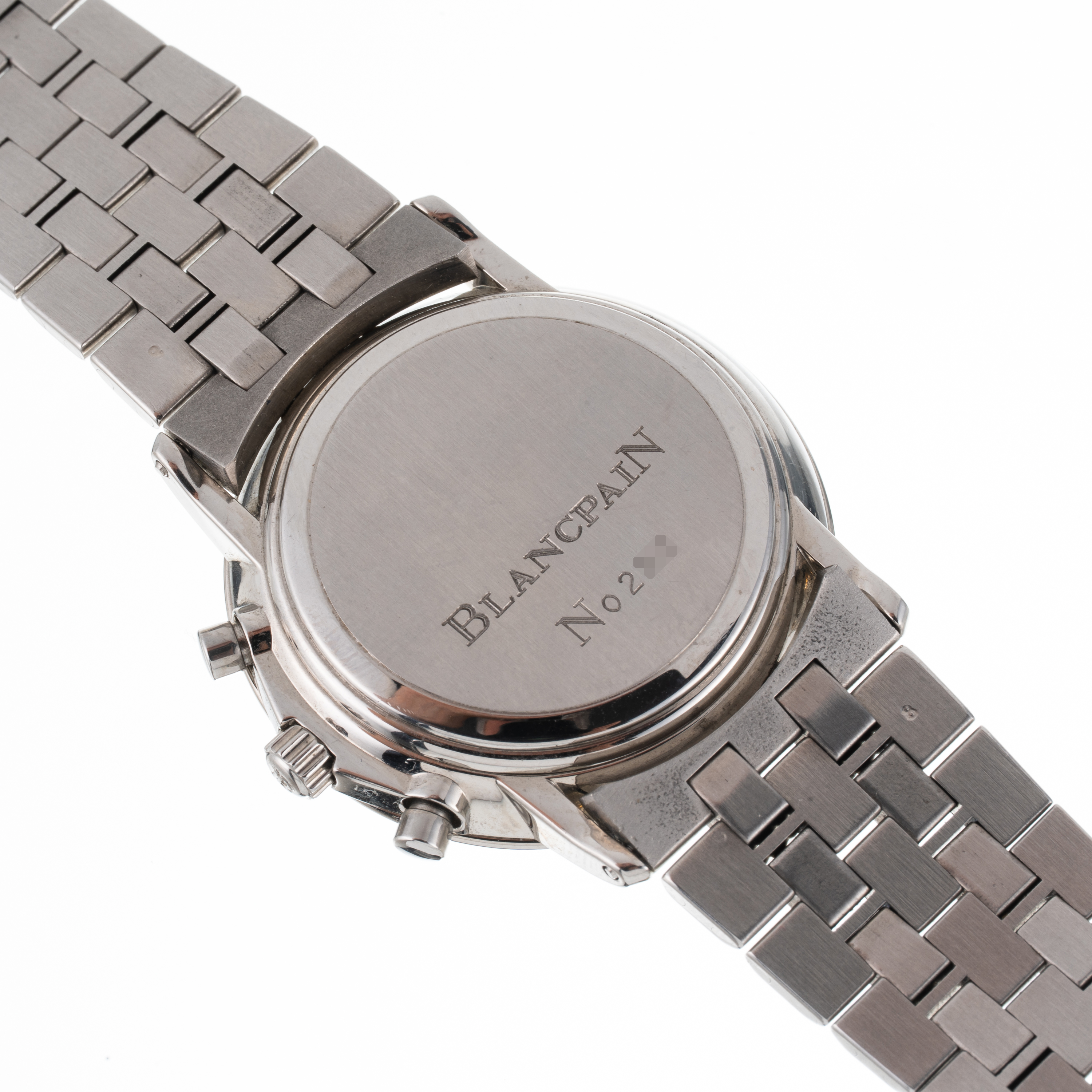 Blancpain - Villeret Chrono cronografo automatico acciaio e oro 18kt con quadrante bianco