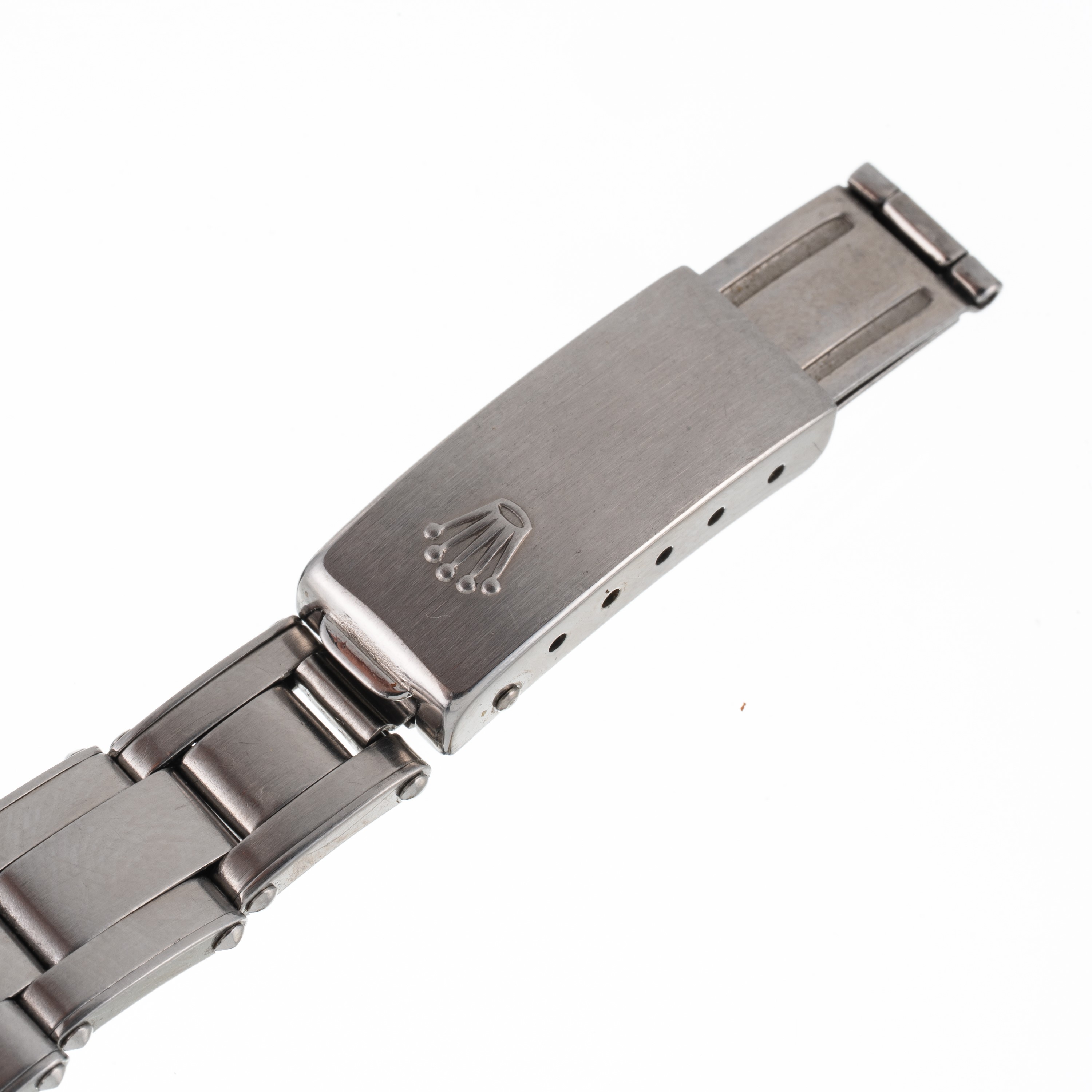 Rolex - Oyster Perpetual 6618, orologio solo tempo automatico in acciaio con quadrante bianco