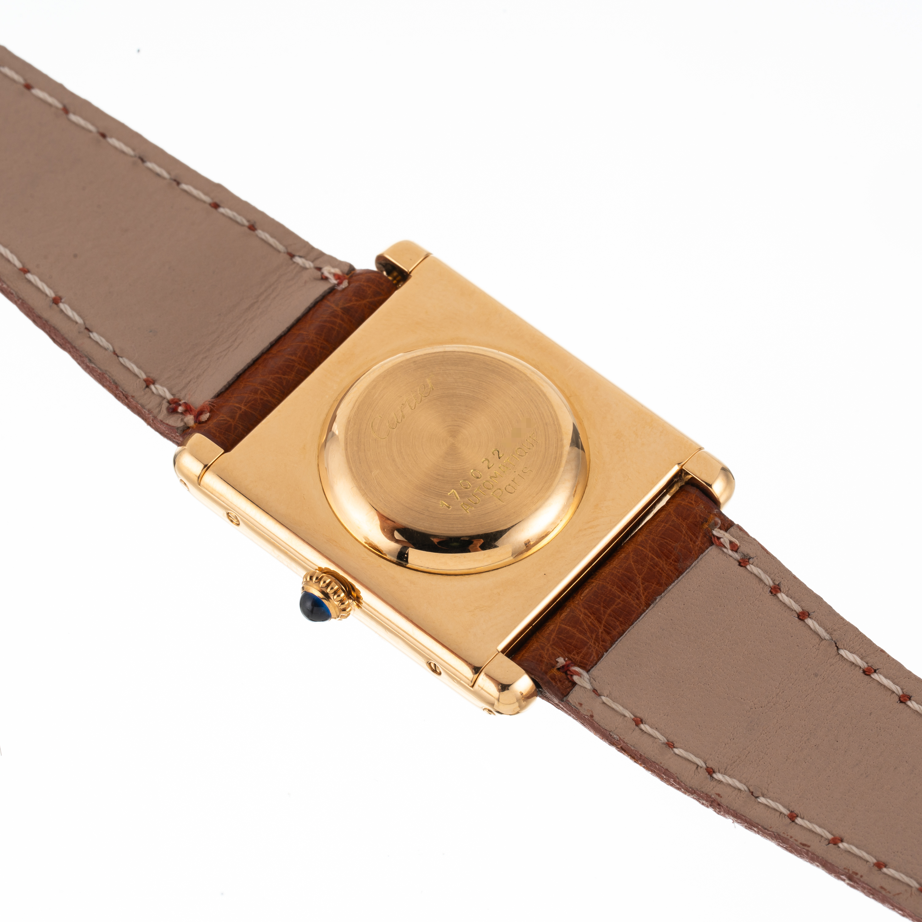 Cartier - Tank Louis Automatic 18K oro giallo con quadrante bianco