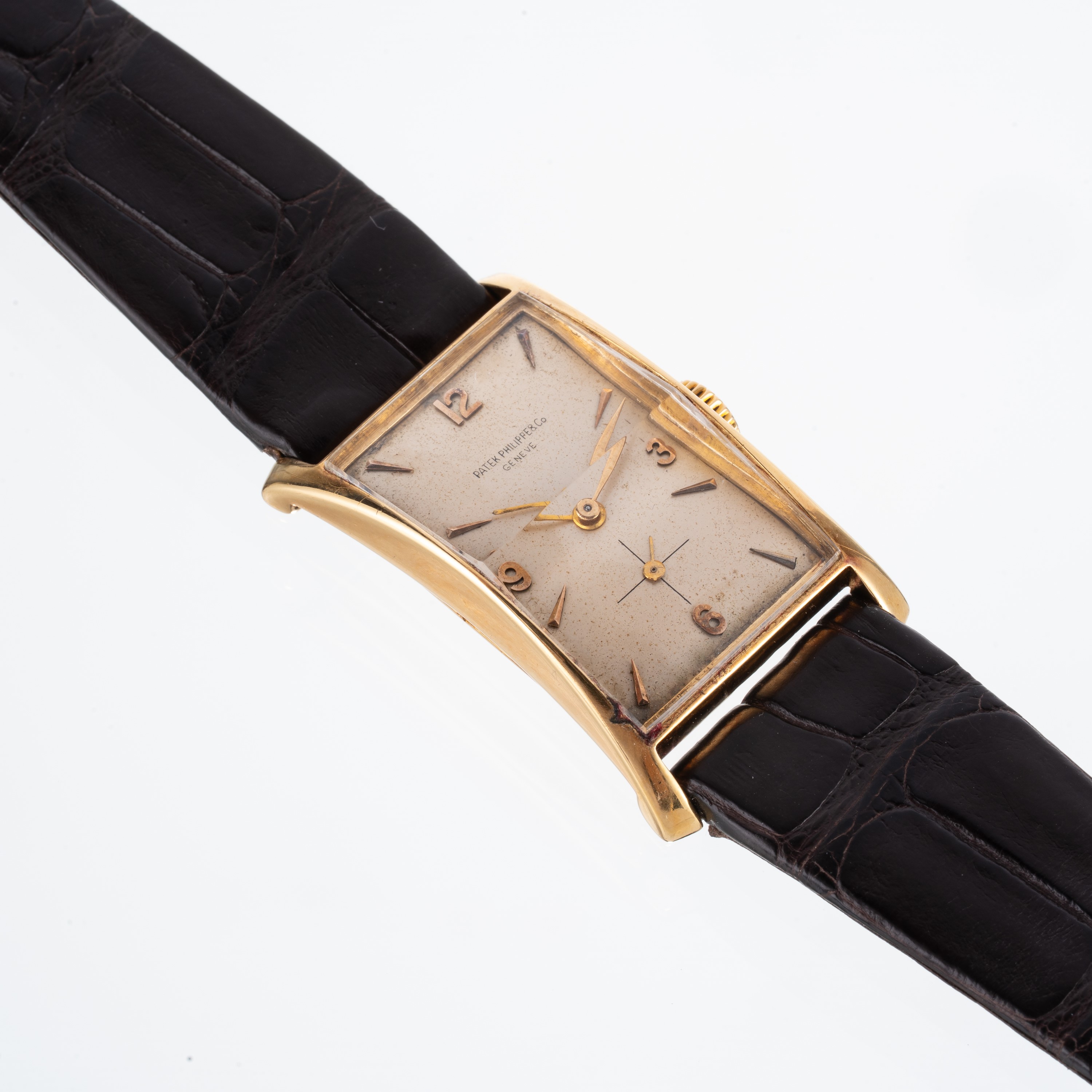 Patek Philippe - Hour Glass (Ref. 1593) orologio solo tempo in oro giallo 18 kt a carica manuale
