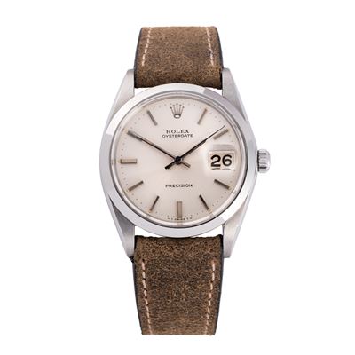 Oyster Perpetual Date 6694, orologio da polso in acciaio, carica manuale (1963)