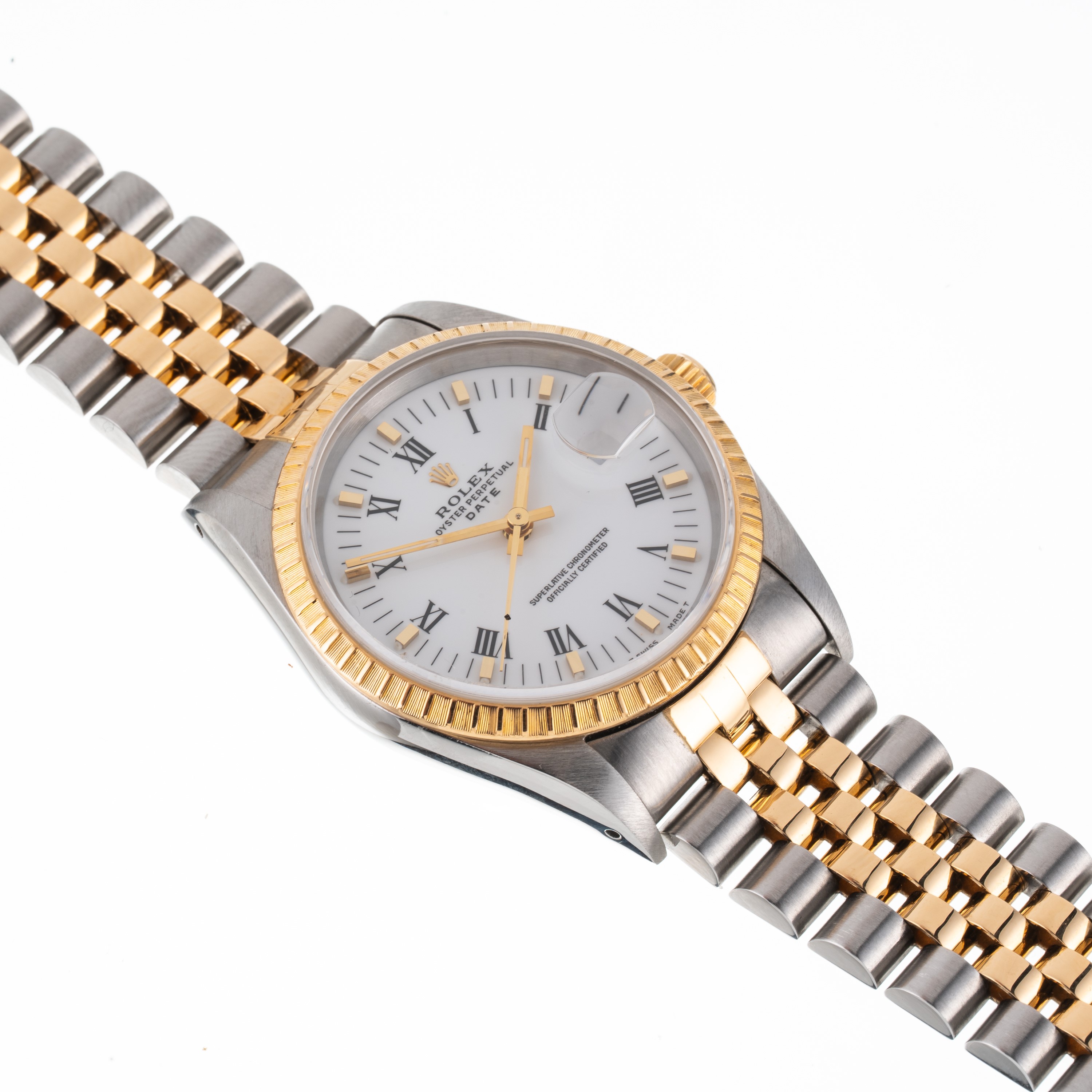 Rolex - Oyster Perpetual Date 15223 (ref. 15223) — orologio automatico acciaio e oro giallo 18kt,...