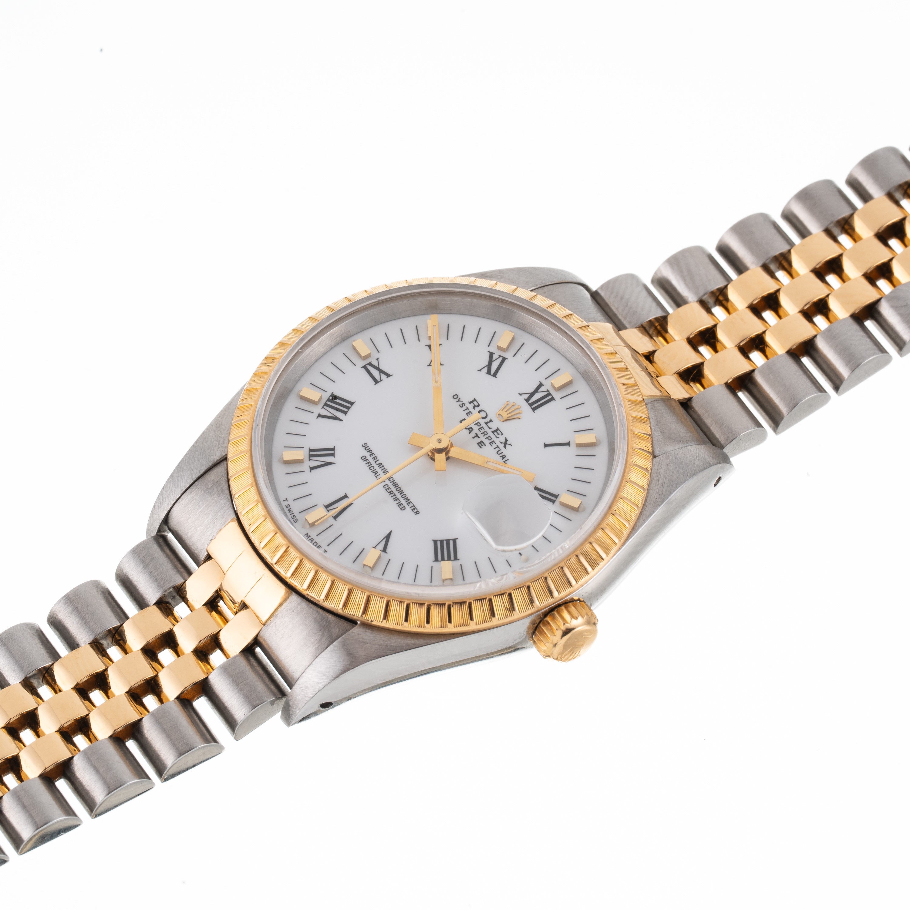 Rolex - Oyster Perpetual Date 15223 (ref. 15223) — orologio automatico acciaio e oro giallo 18kt,...