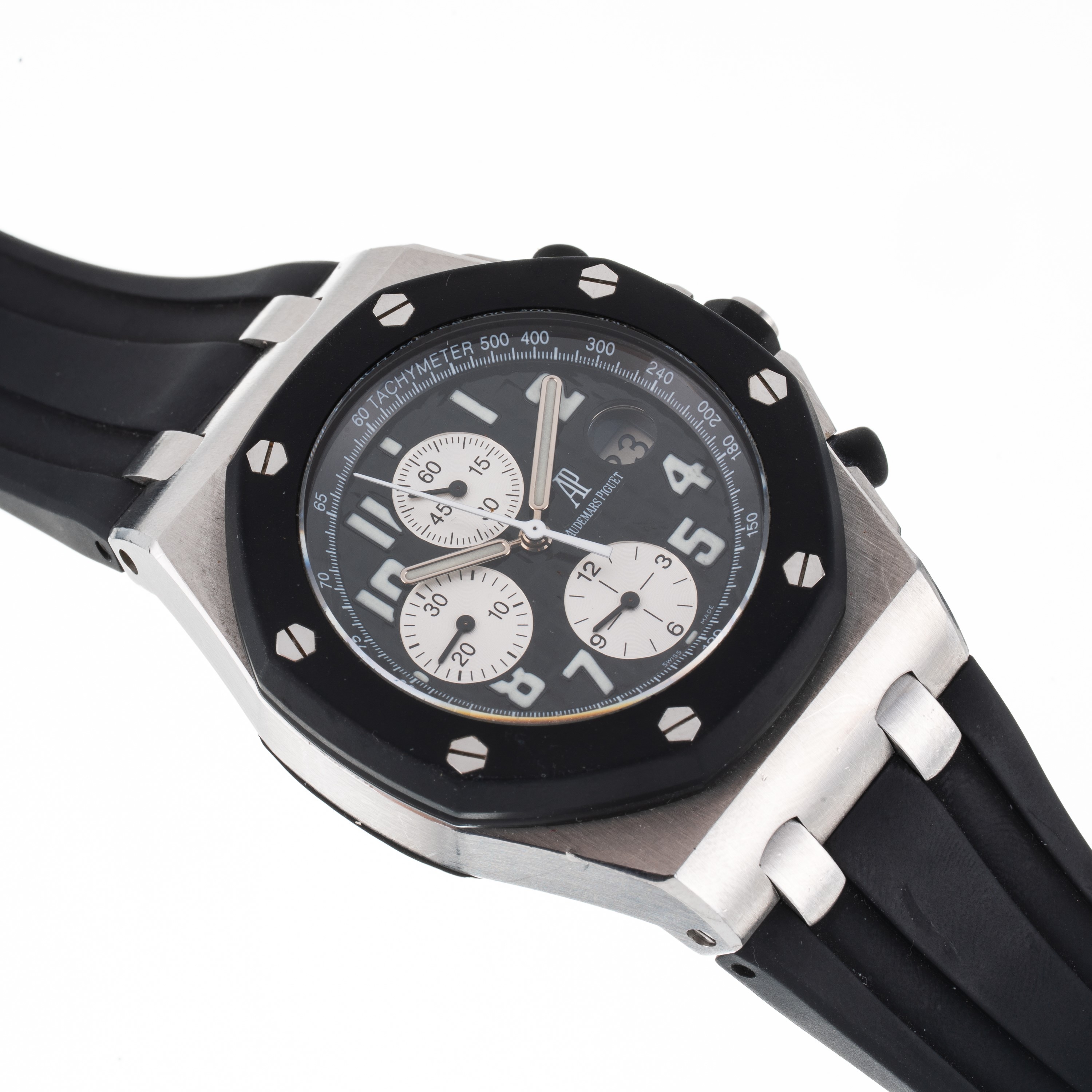 Audemars Piguet - Royal Oak Offshore 25940, cronografo automatico in acciaio con quadrante nero