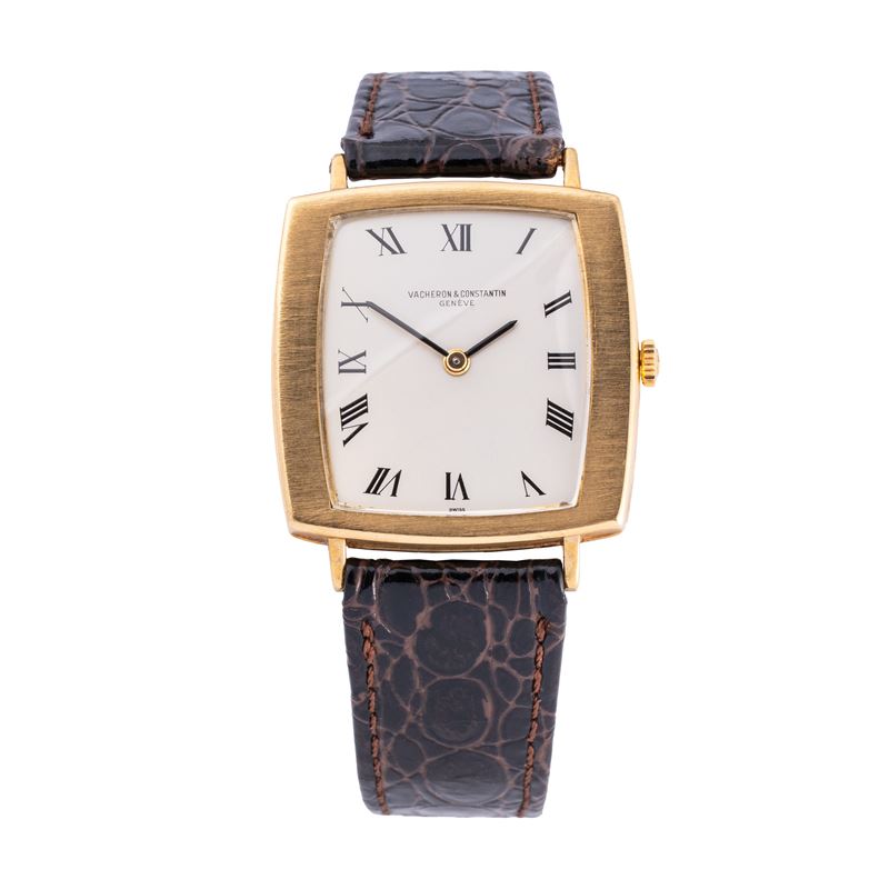 Vacheron Constantin - Orologio solo tempo a carica manuale in oro giallo 18 kt con quadrante arge...