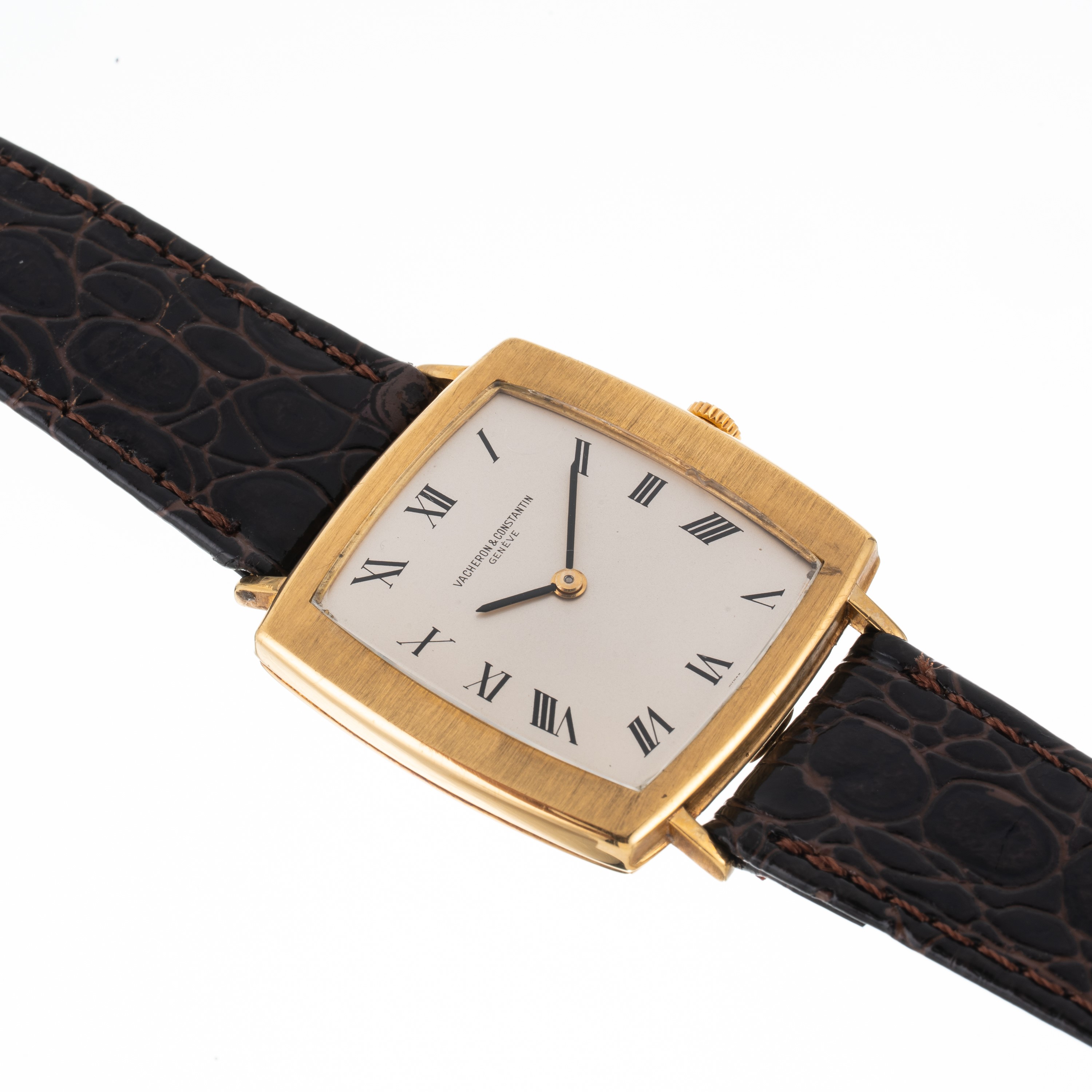 Vacheron Constantin - Orologio solo tempo a carica manuale in oro giallo 18 kt con quadrante arge...