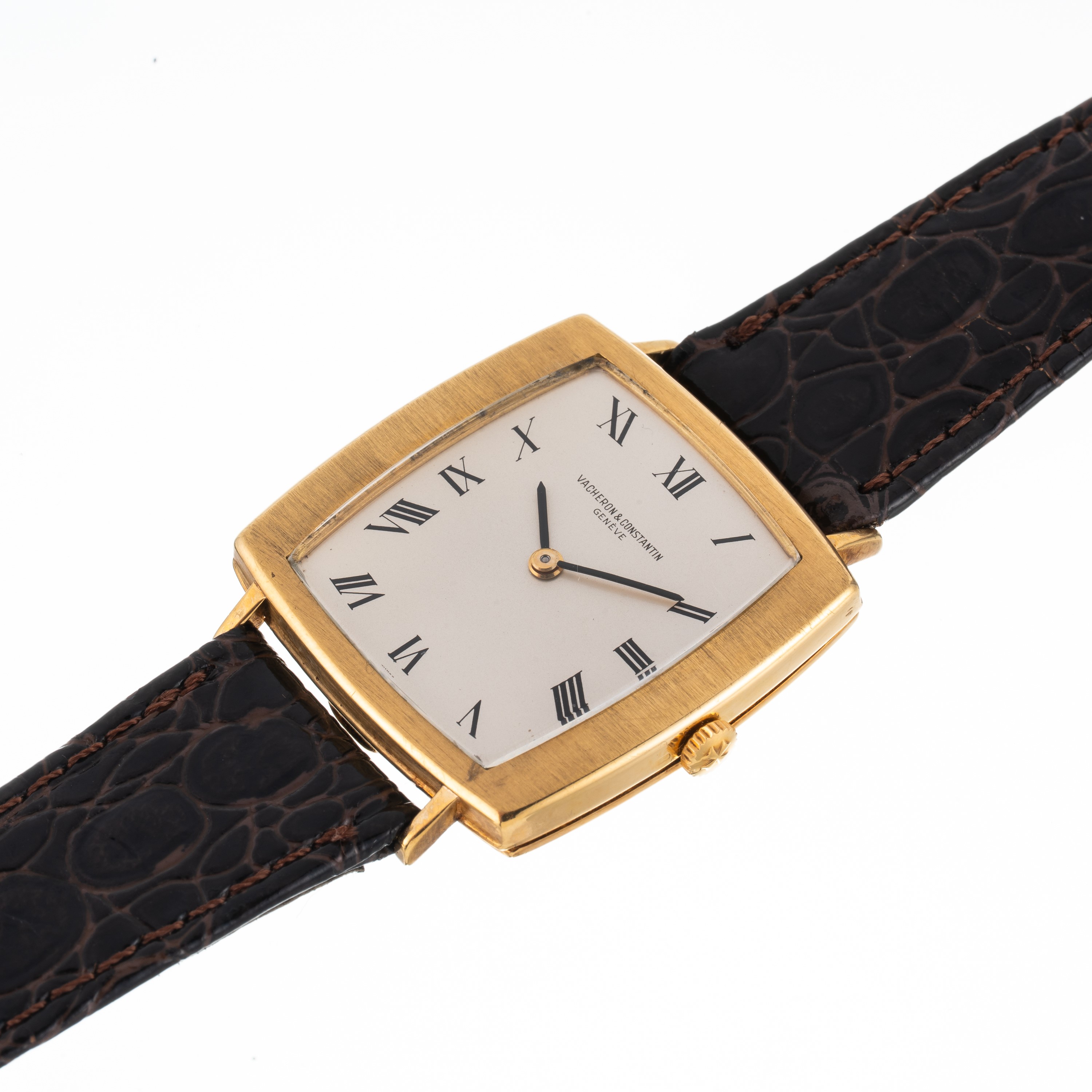 Vacheron Constantin - Orologio solo tempo a carica manuale in oro giallo 18 kt con quadrante arge...