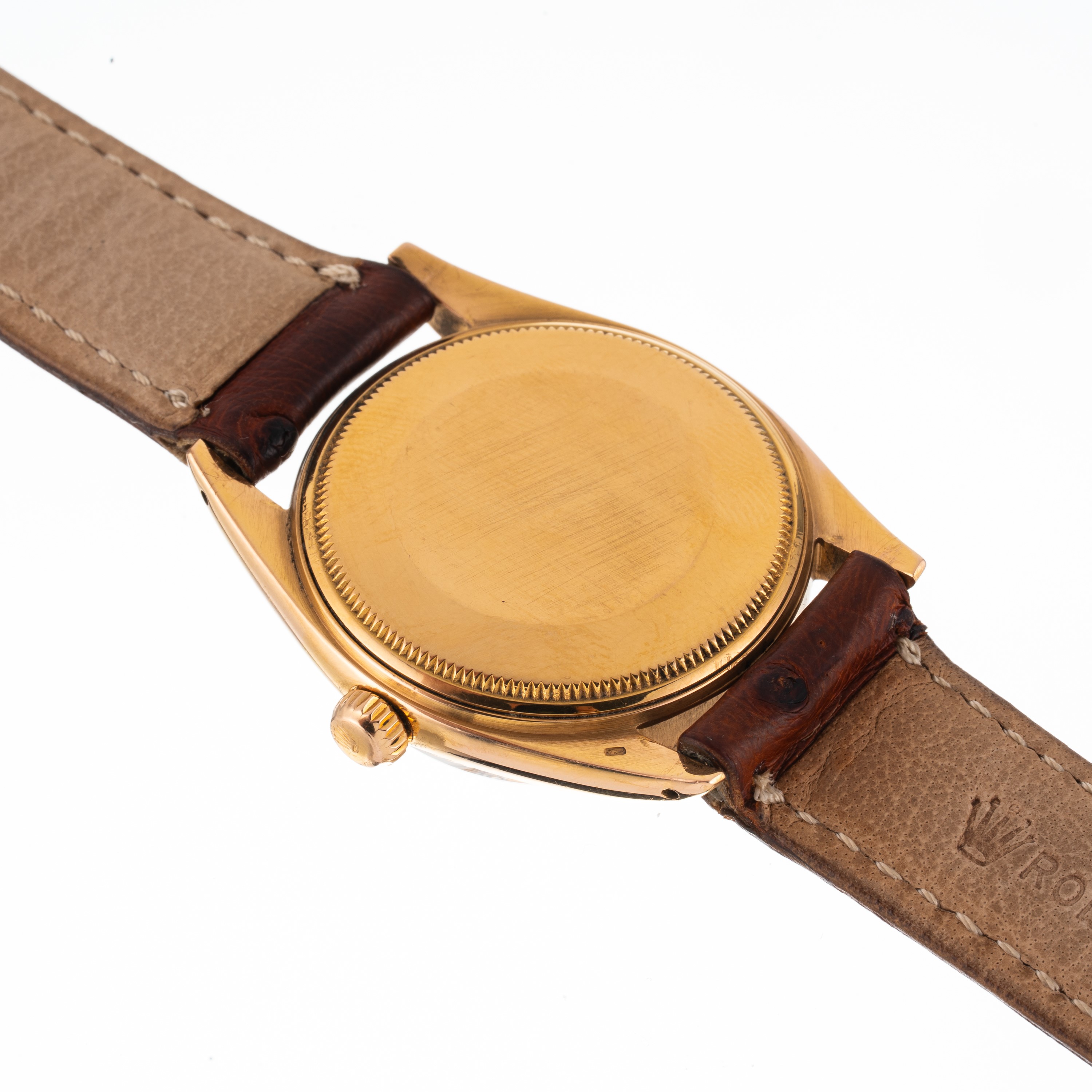 Rolex - Oyster Perpetual Date Ref. 1503 (1962), orologio automatico in oro giallo 18 kt con quadr...