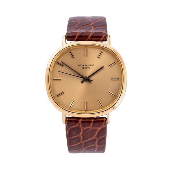 PATEK PHILIPPE - PATEK PHILIPPE - ELLIPSE OROLOGIO SOLO TEMPO A CARICA AUTOMATICA IN ORO GIALLO 18KT CON QUADRANTE CHAMPAGNE SIGMA