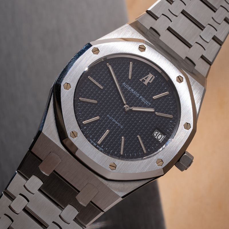 Audemars Piguet - Royal Oak Jubilee, acciaio, carica automatica, quadrante blu