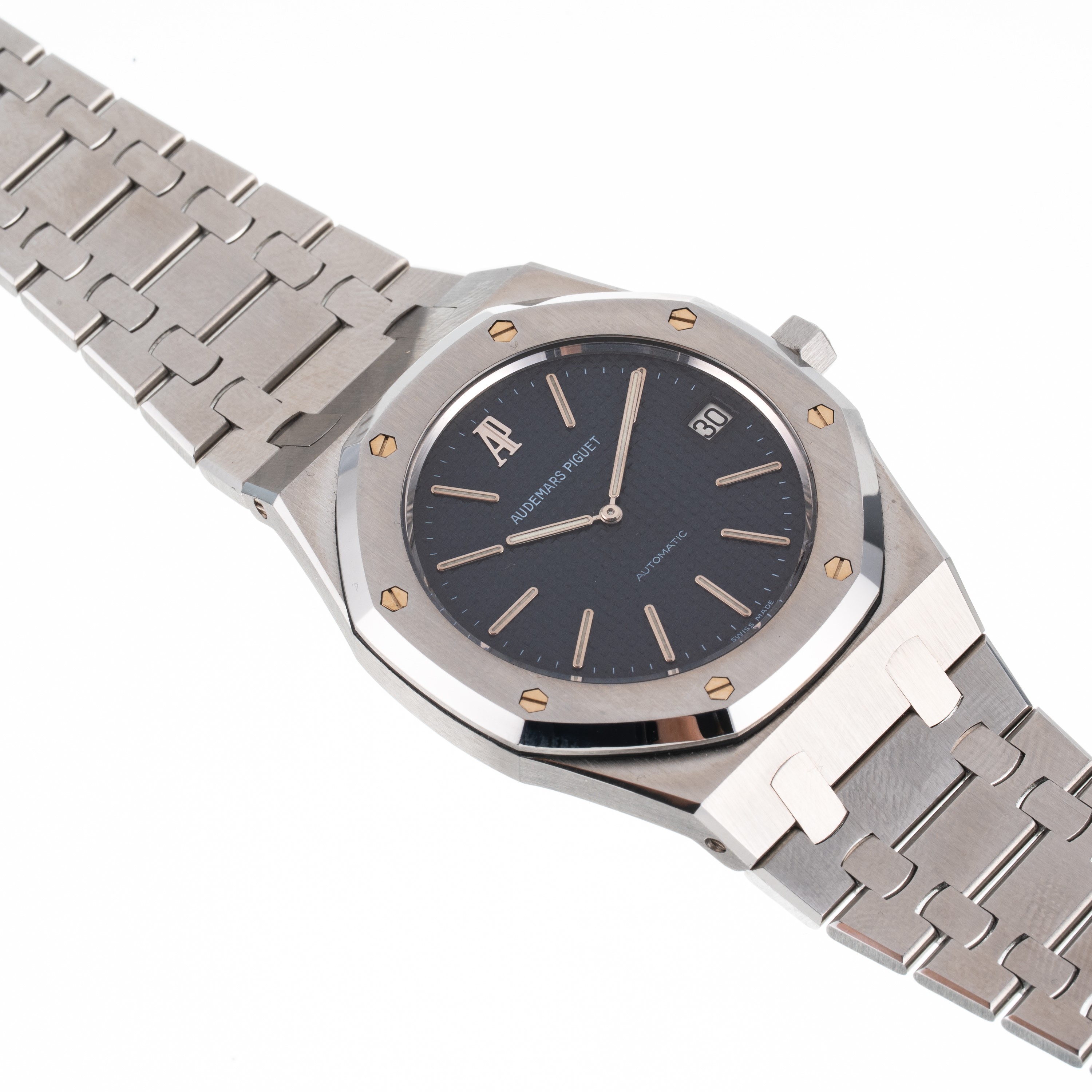Audemars Piguet - Royal Oak Jubilee, acciaio, carica automatica, quadrante blu