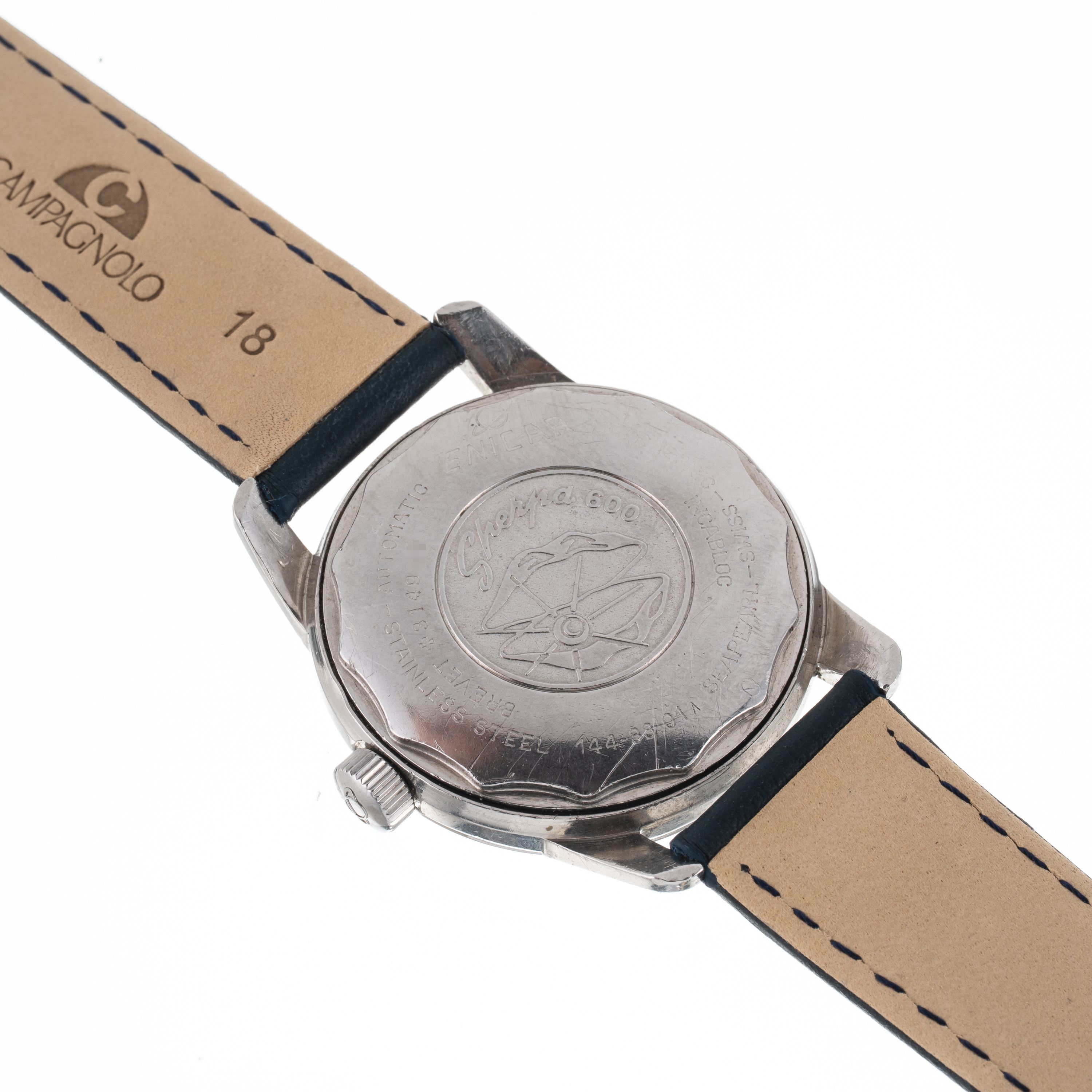 Enicar - Sherpa Date Orologio a Carica Automatica in Acciaio con Quadrante Argente' e Datario Ad ...