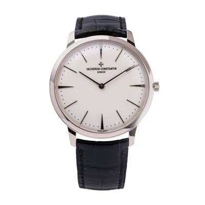Patrimony 81180/000G-9117, orologio solo tempo a carica manuale in oro bianco 18 kt