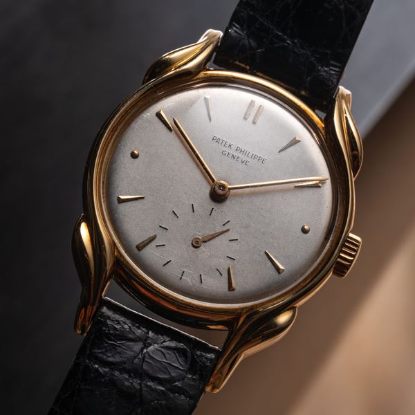 PATEK PHILIPPE - FLAME LUGS OROLOGIO SOLO TEMPO A CARICA MANUALE CON CASSA PRODOTTA DA VICHET IN ORO  [..]