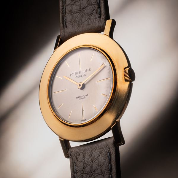 PATEK PHILIPPE - DISCO VOLANTE OROLOGIO SOLO TEMPO A CARICA MANUALE CON CASSA IN ORO GIALLO 18KT PRODOTTA  [..]