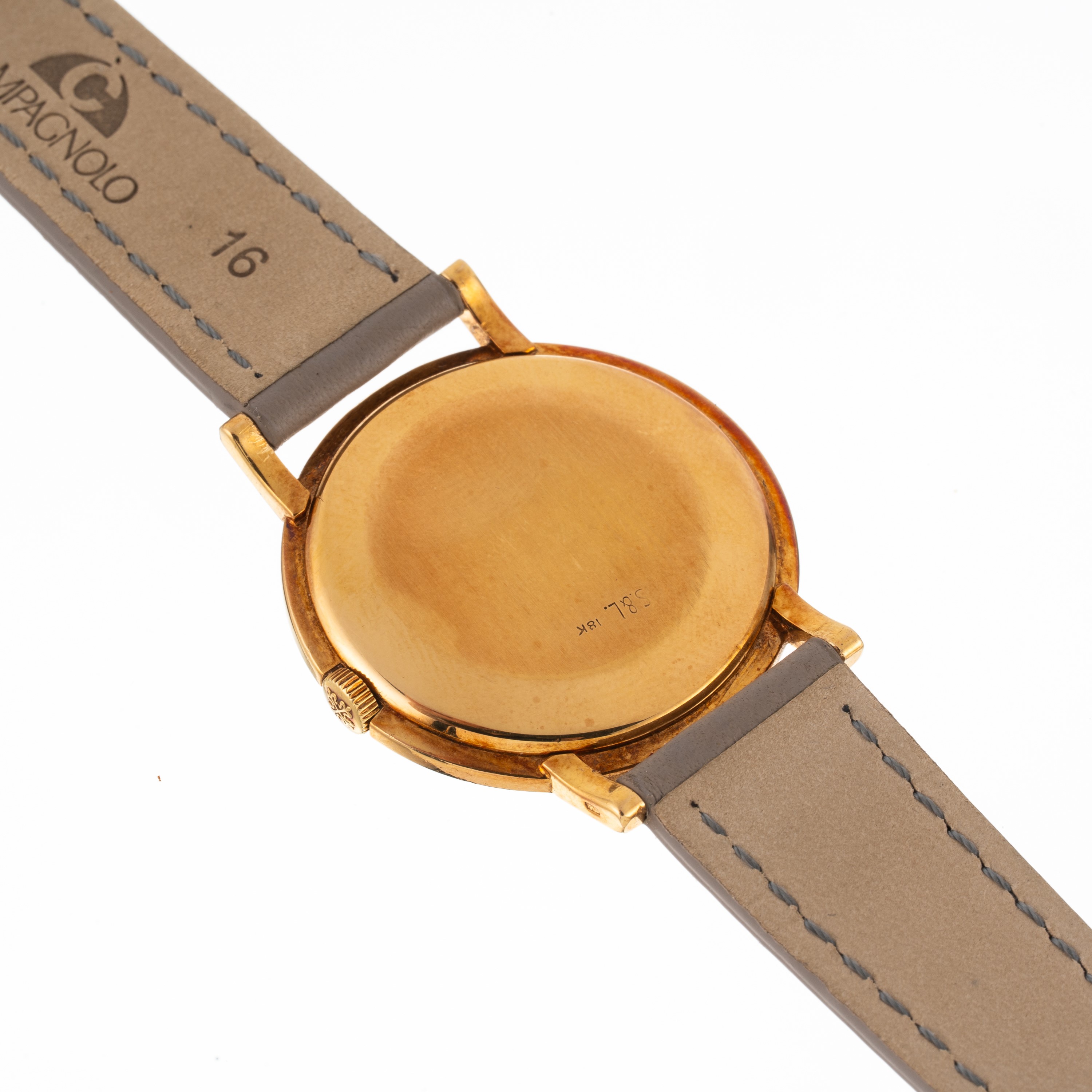 Patek Philippe - Calatrava “Disco volante”, orologio solo tempo in oro giallo 18 kt con quadrante...