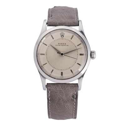 Oyster Precision 6532, orologio solo tempo automatico in acciaio con quadrante bitonale (1957)