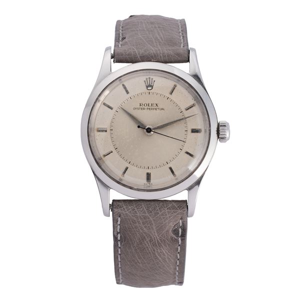 ROLEX - ROLEX - OYSTER PRECISION OROLOGIO SOLO TEMPO A CARICA AUTOMATICA IN ACCIAIO CON QUADRANTE BITONALE E SFERE DAUPHINE