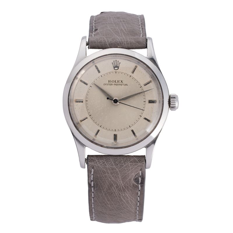 Rolex - Oyster Precision 6532, orologio solo tempo automatico in acciaio con quadrante bitonale (...