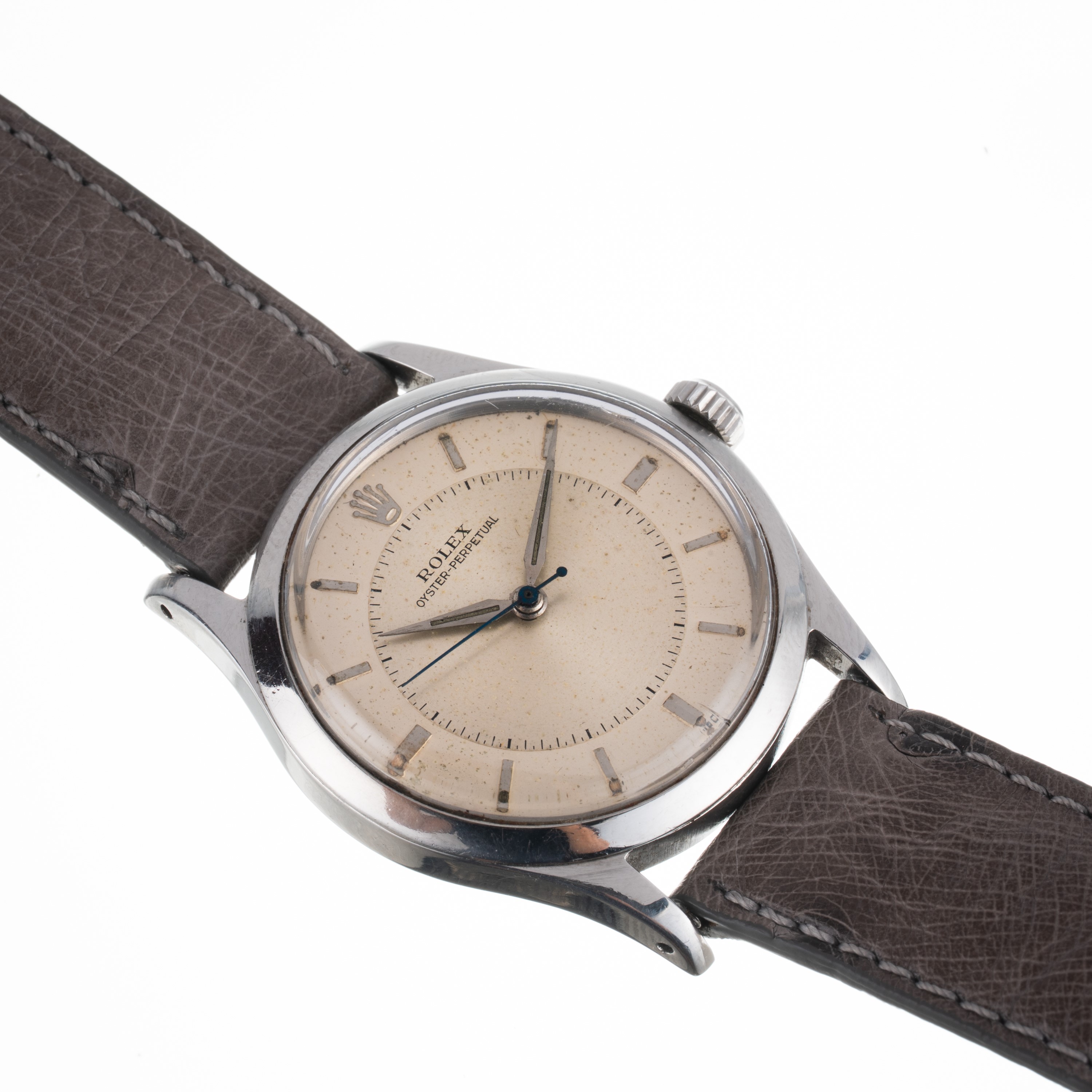 Rolex - Oyster Precision 6532, orologio solo tempo automatico in acciaio con quadrante bitonale (...