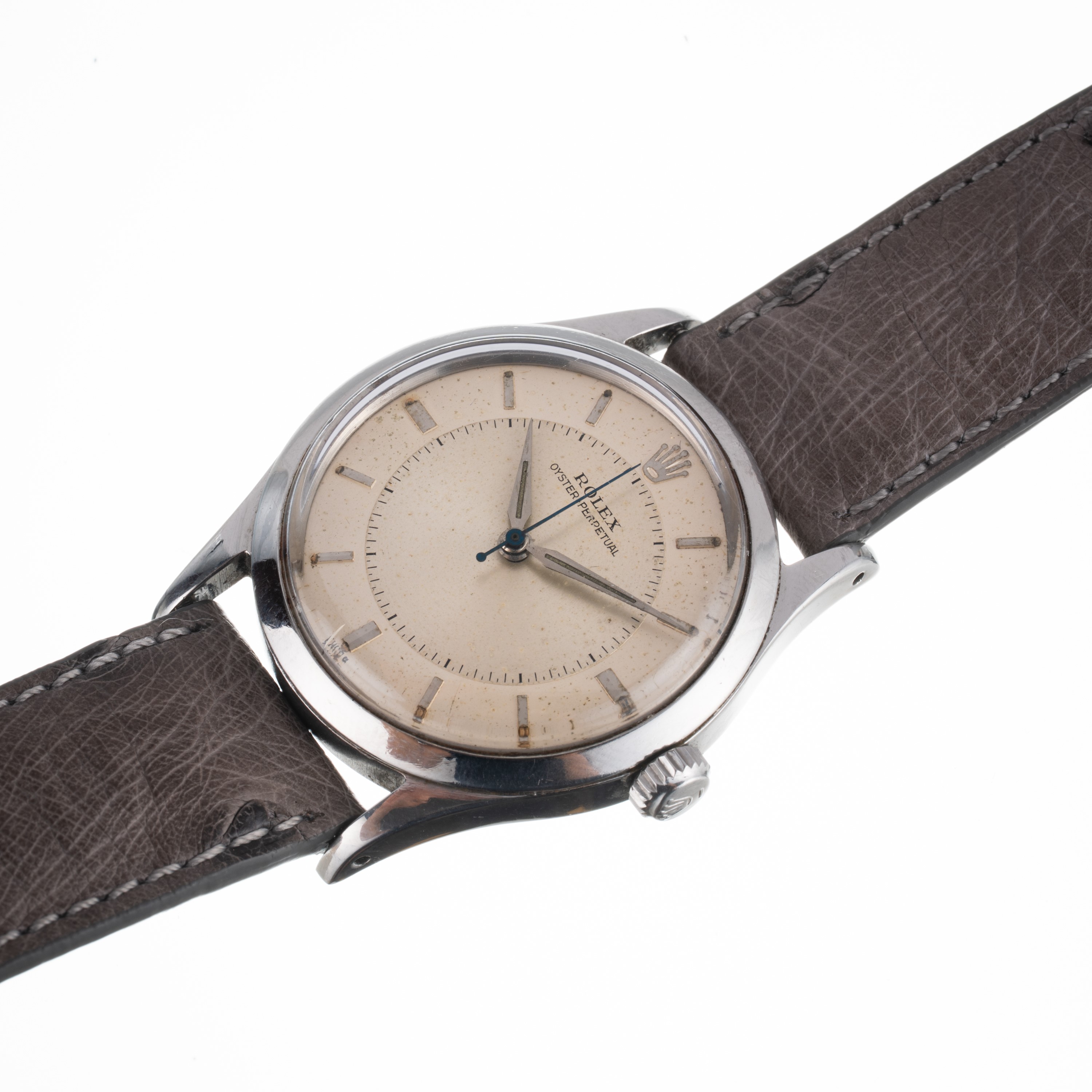 Rolex - Oyster Precision 6532, orologio solo tempo automatico in acciaio con quadrante bitonale (...