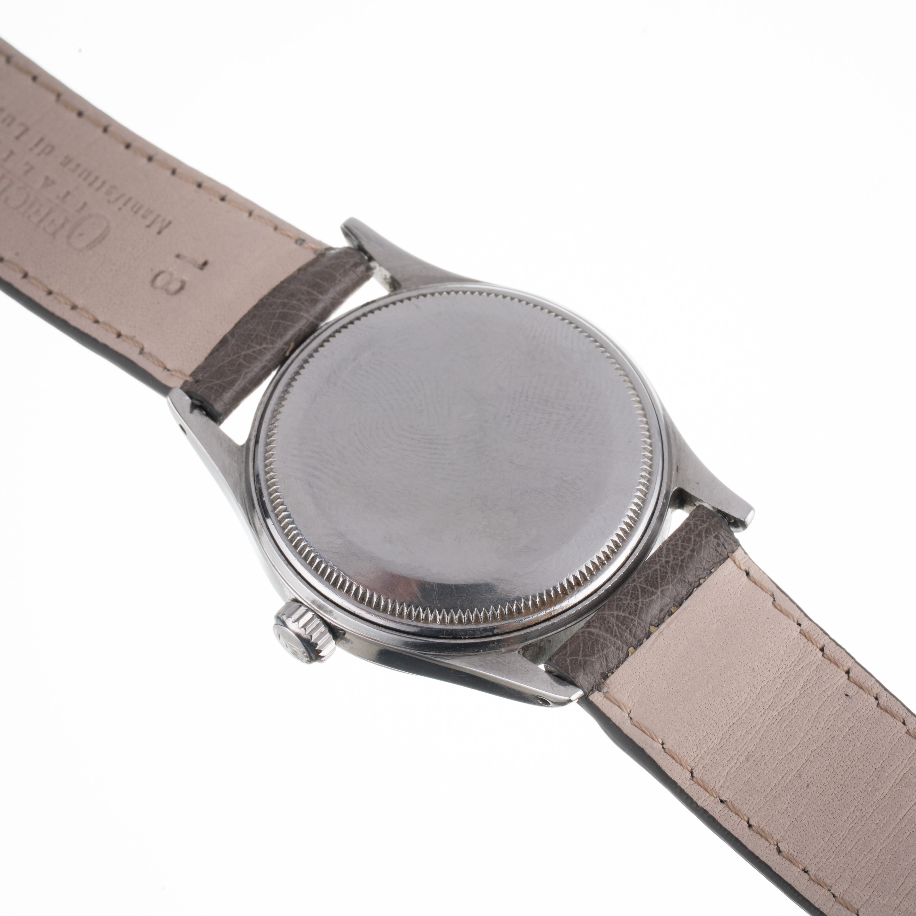 Rolex - Oyster Precision 6532, orologio solo tempo automatico in acciaio con quadrante bitonale (...