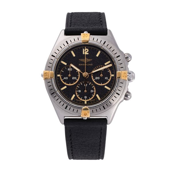 BREITLING - BREITLING – CALLISTO CRONOGRAFO A CARICA MANUALE IN ACCIAIO CON QUADRANTE ‘STARDUST’ E GHIERA IN ACCIAIO E ORO GIALLO 18KT  