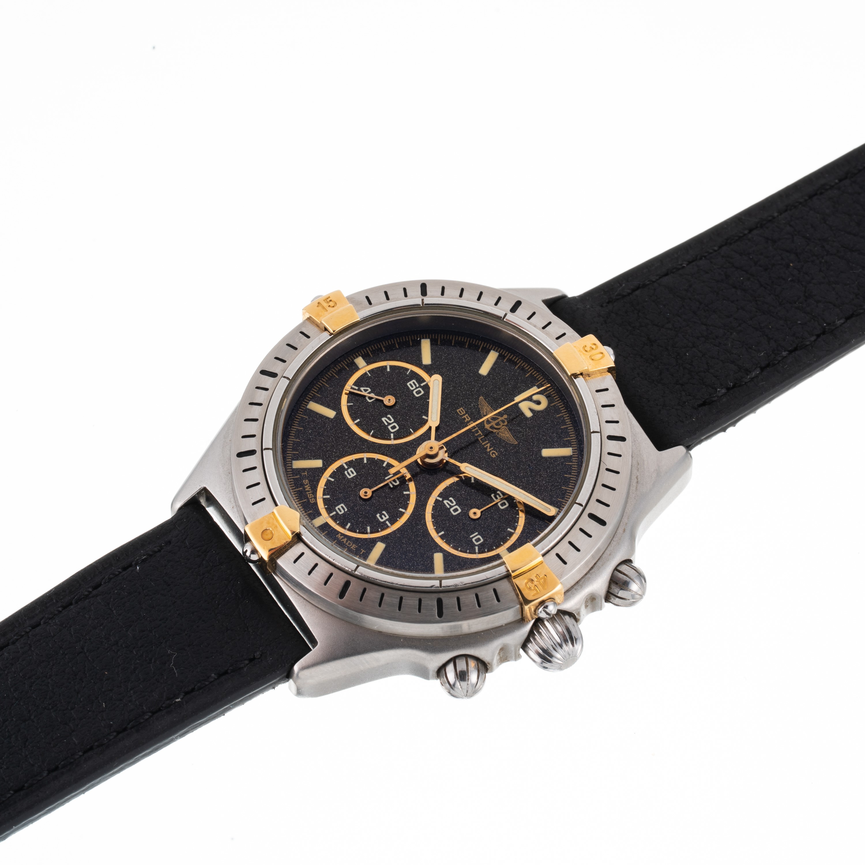 Breitling - Callisto 80520 — Cronografo a carica manuale in acciaio con quadrante “Stardust”