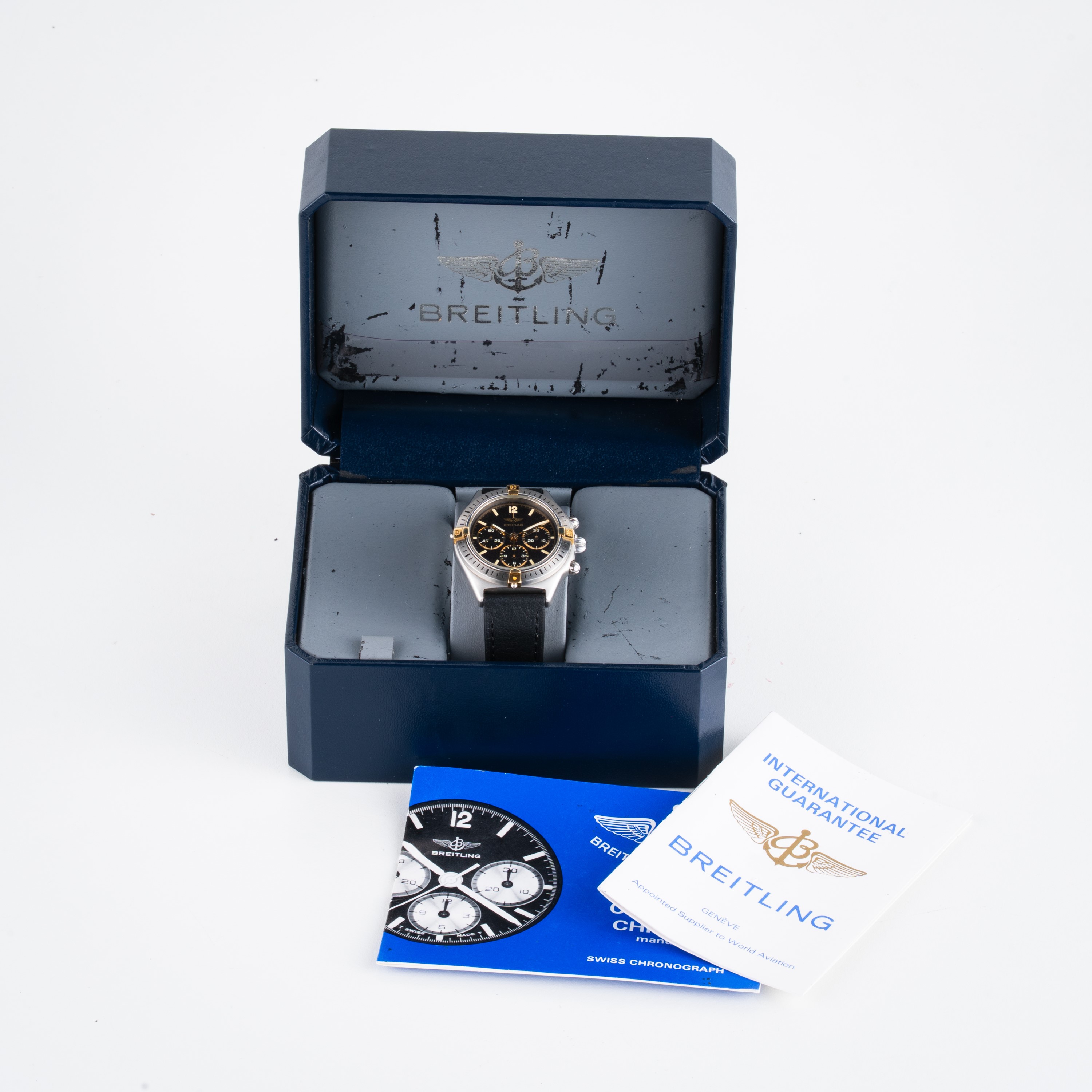 Breitling - Callisto 80520 — Cronografo a carica manuale in acciaio con quadrante “Stardust”