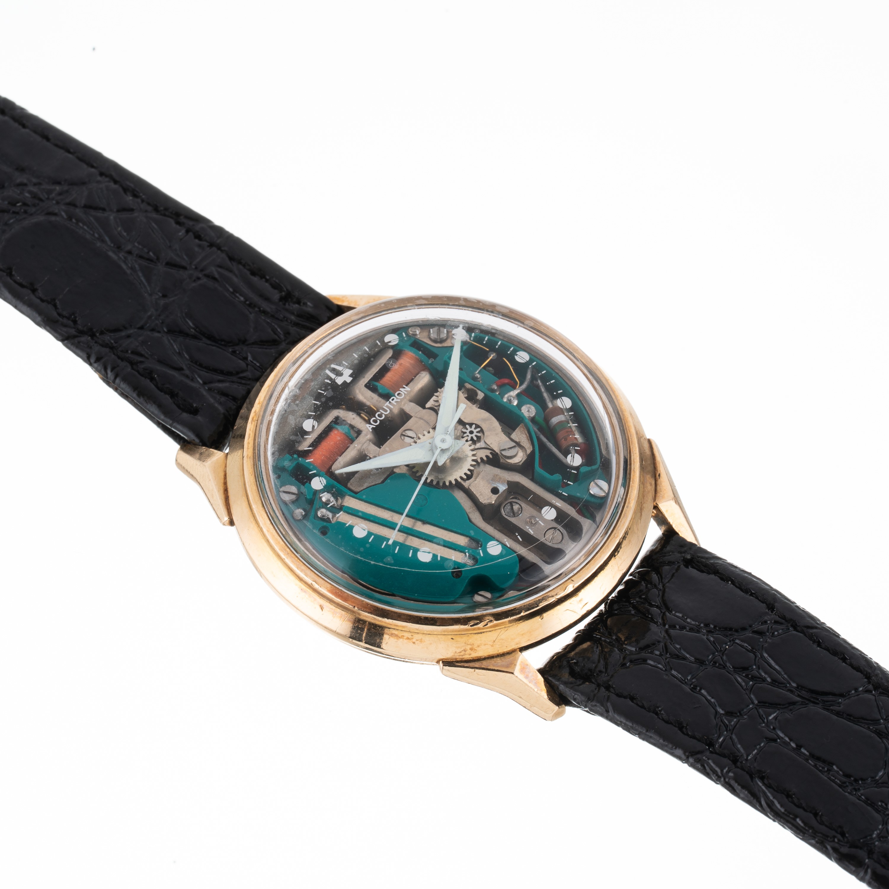 Bulova - Accutron — orologio solo tempo al diapason placcato in oro giallo 10kt