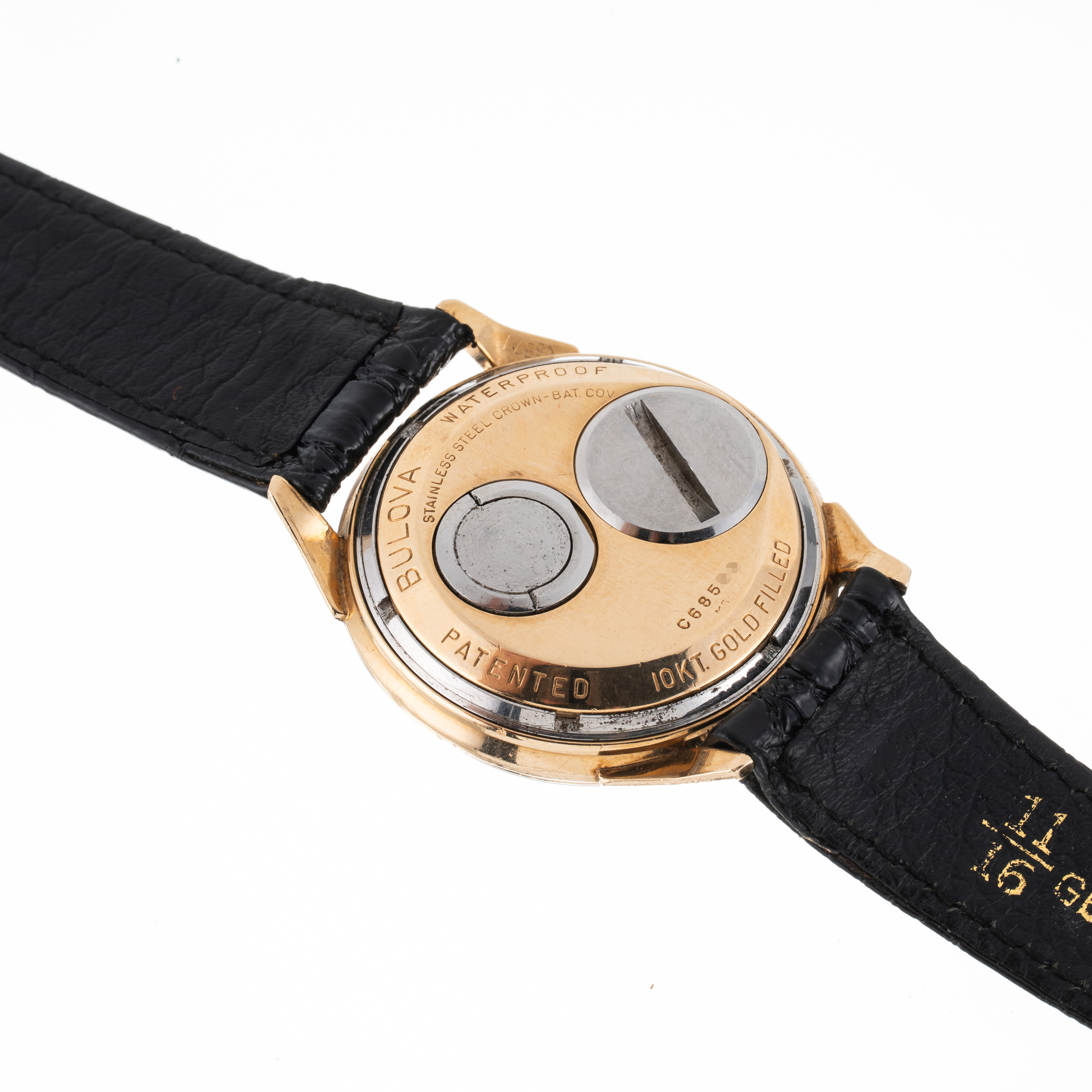 Bulova - Accutron — orologio solo tempo al diapason placcato in oro giallo 10kt