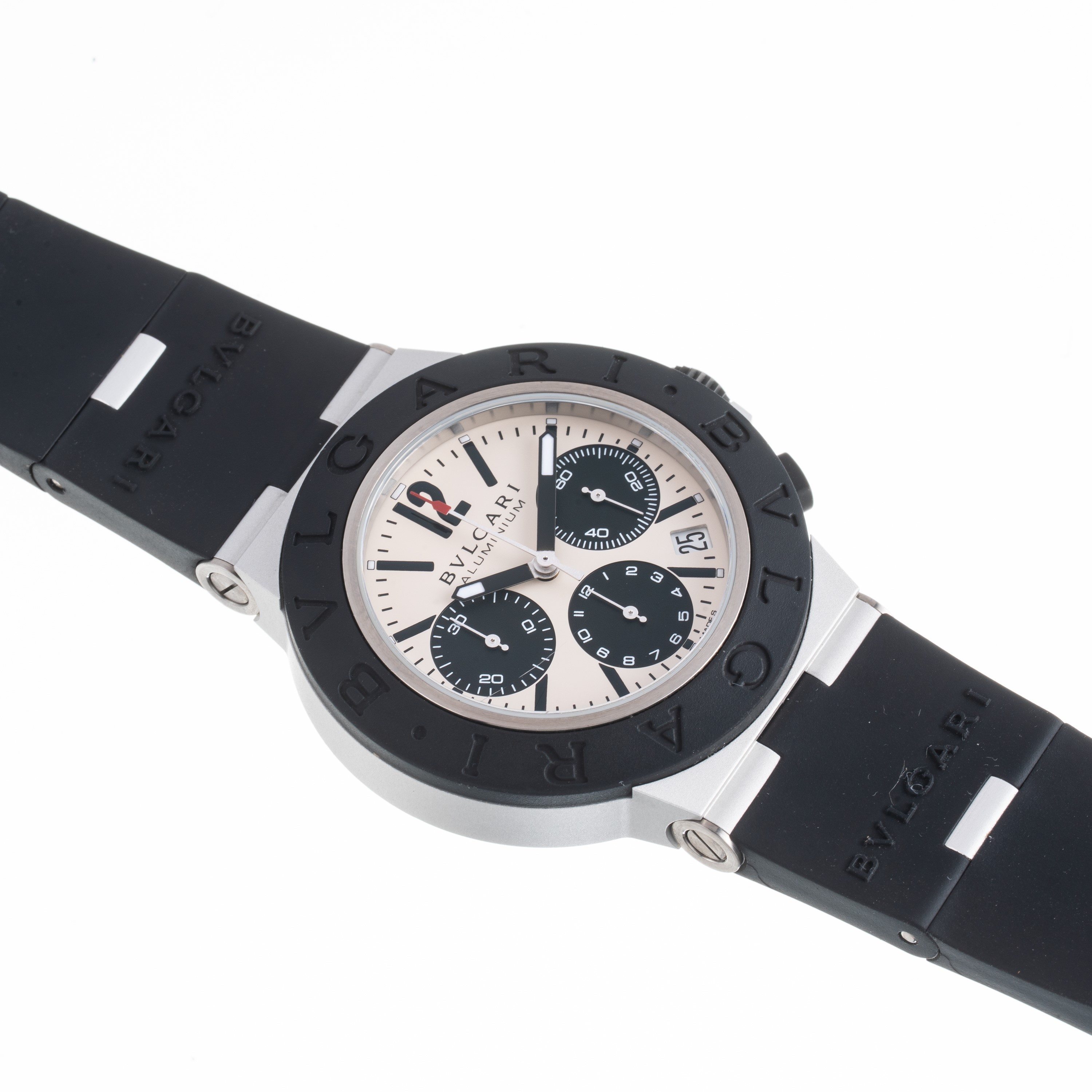 Bulgari - Novelty 2020, cronografo automatico in alluminio e gomma (ref. 1033 83)