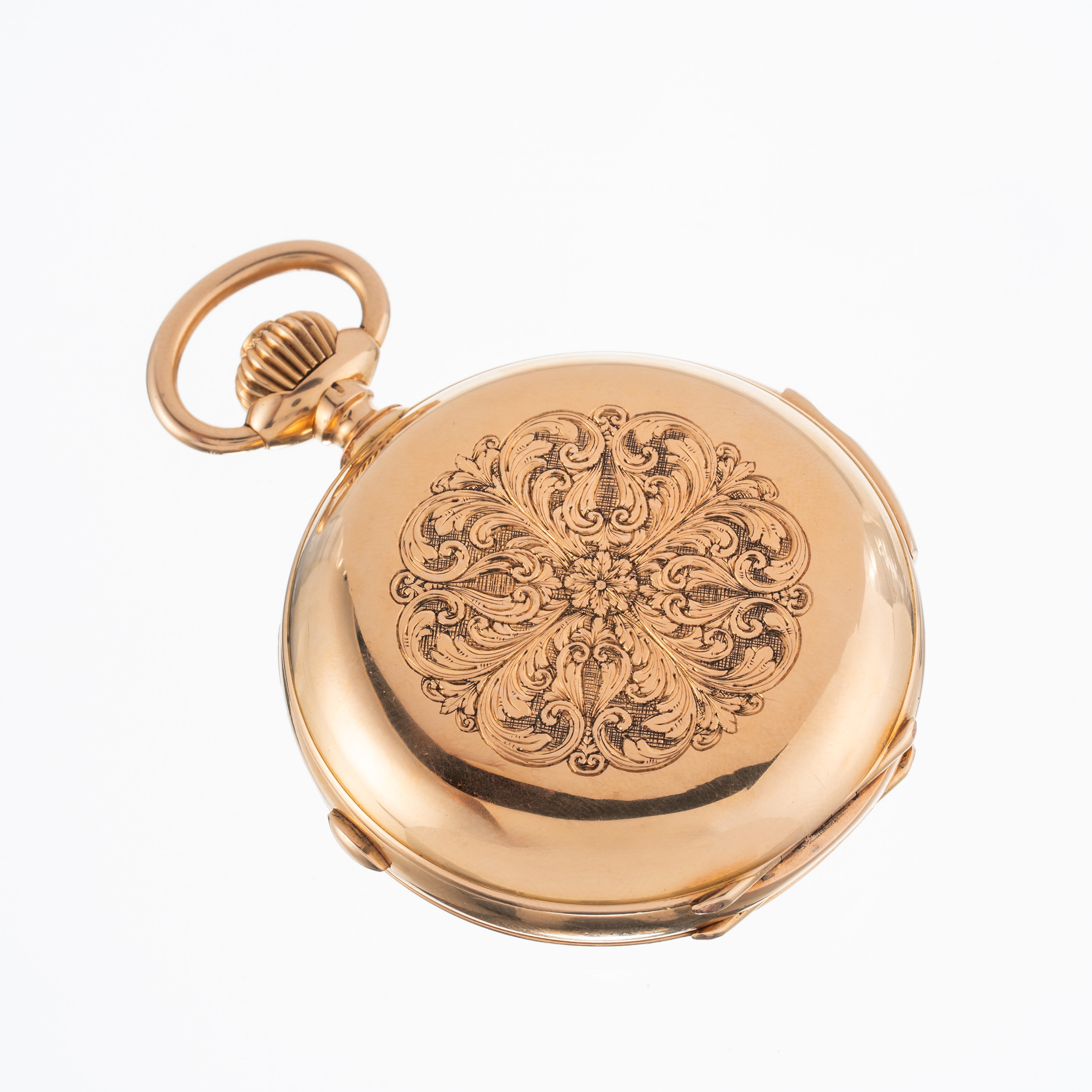 F.audemars - F. Audemars, Orologio da tasca in oro giallo 18 kt con calendario perpetuo, fasi lun...